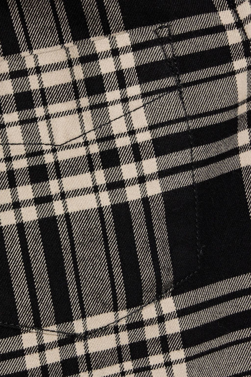 ALEX MILL Mill checked cotton-flannel shirt