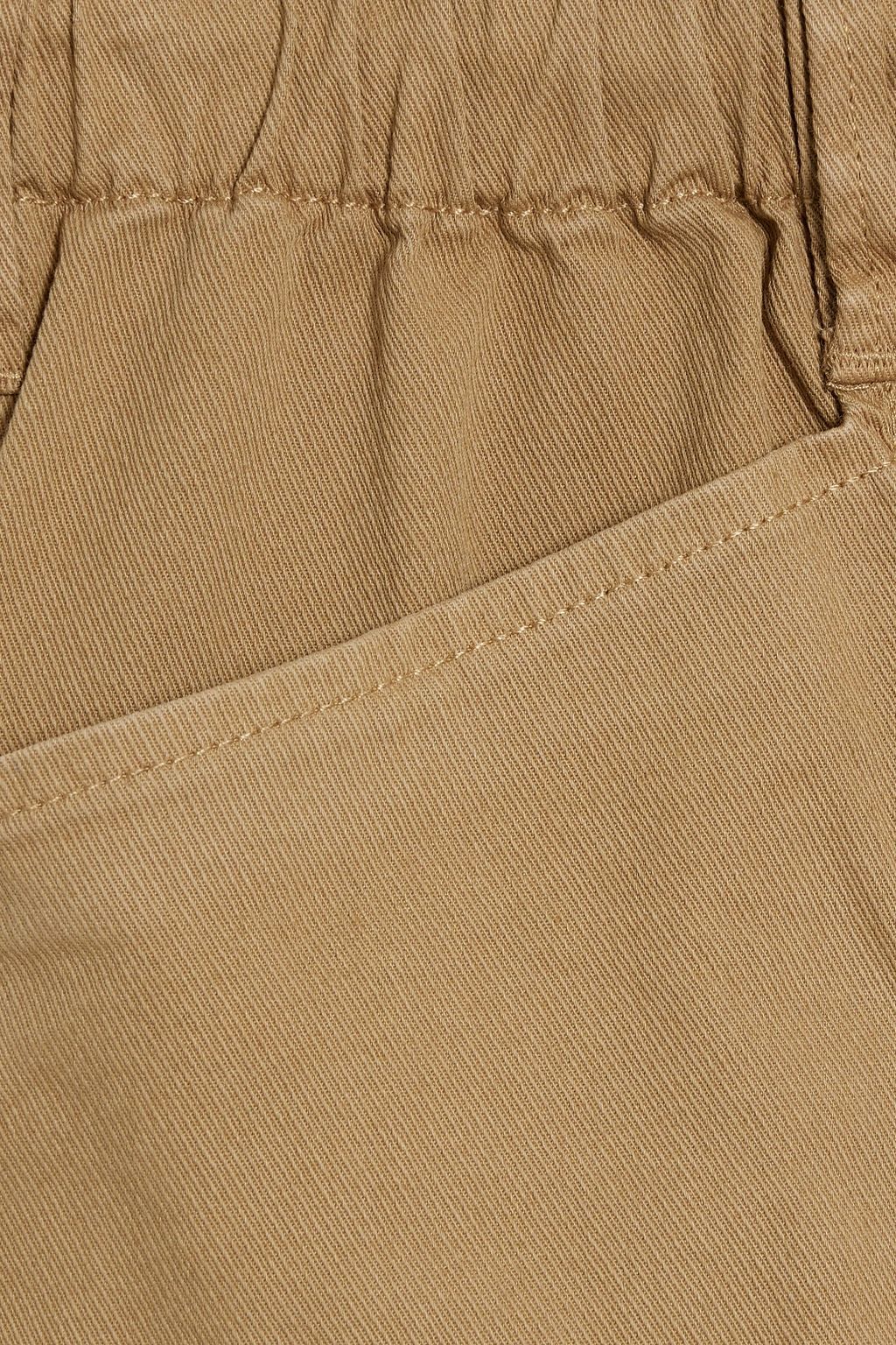 ALEX MILL Cotton-blend twill drawstring shorts