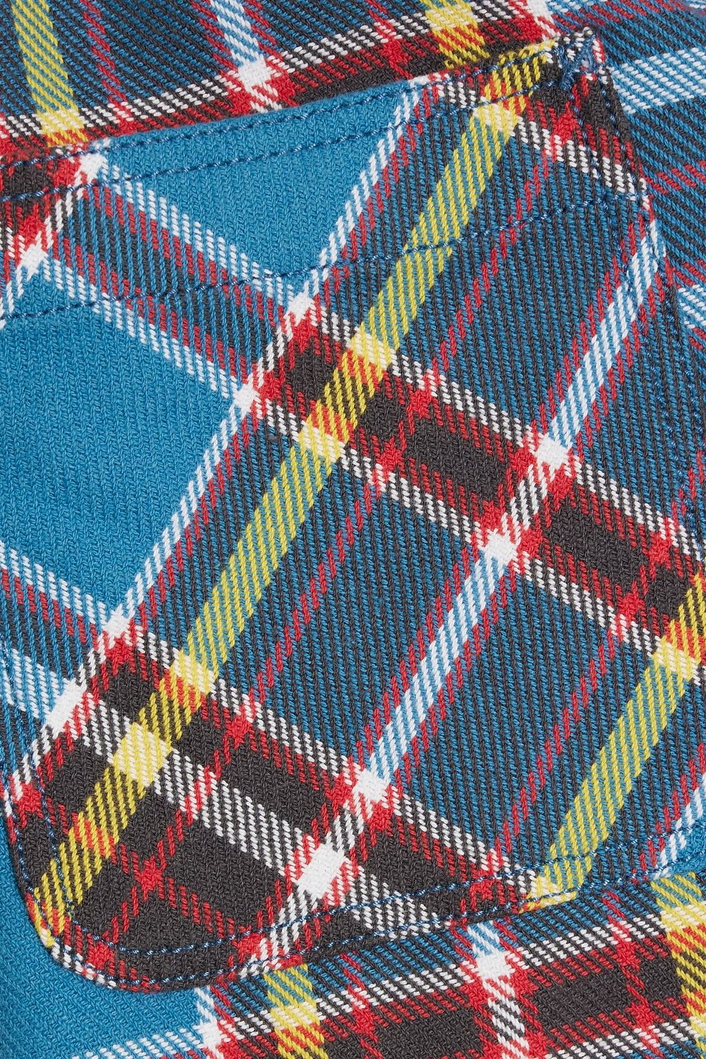 ALEX MILL Checked cotton-flannel shirt