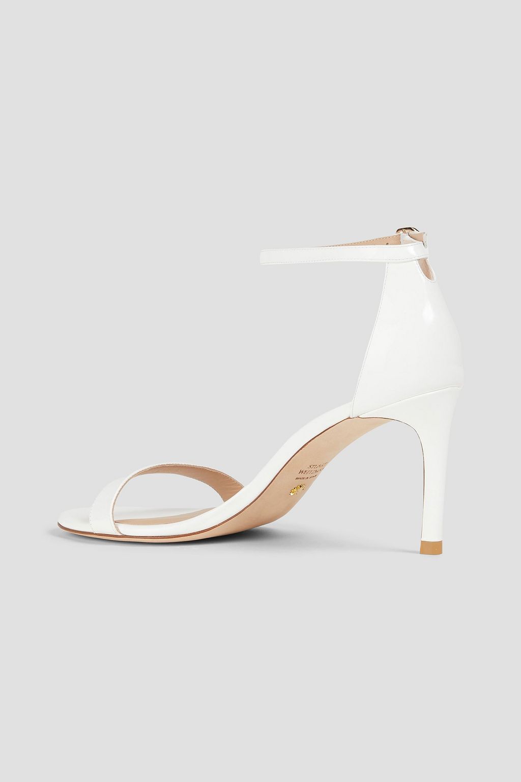 STUART WEITZMAN 누나 페이턴트 가죽 샌들