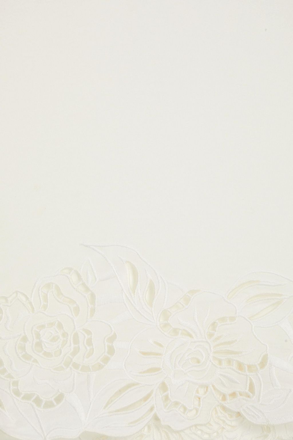 ELIE SAAB Broderie anglaise cotton-jersey T-shirt