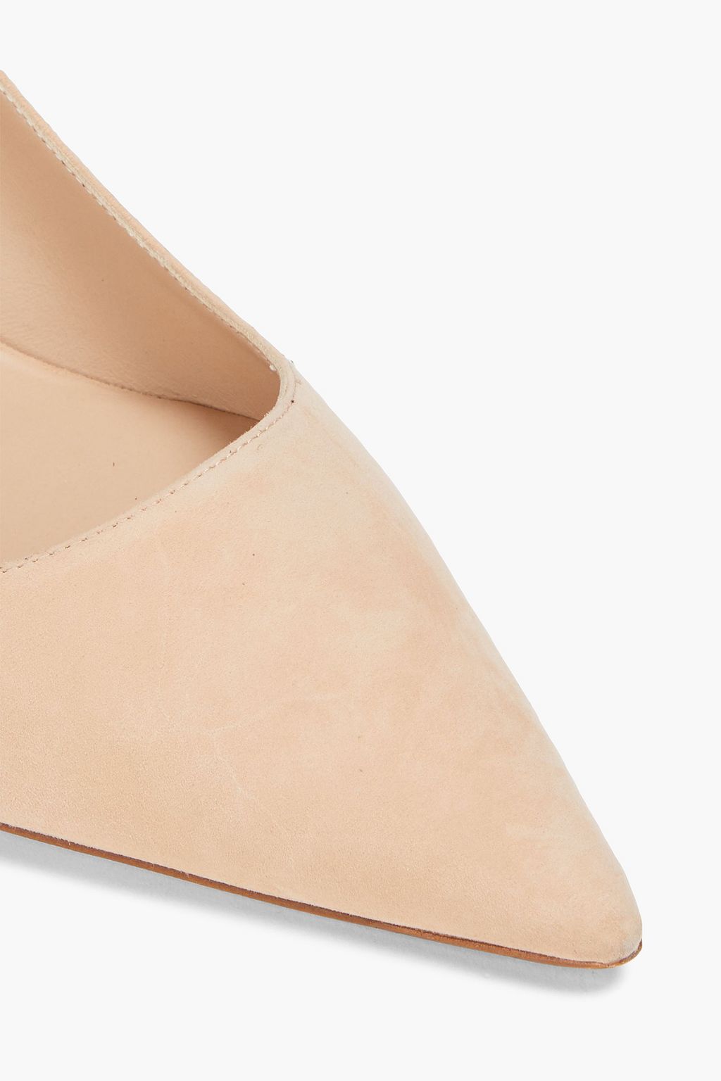 STUART WEITZMAN Stuart 50 Slingback-Pumps aus Veloursleder