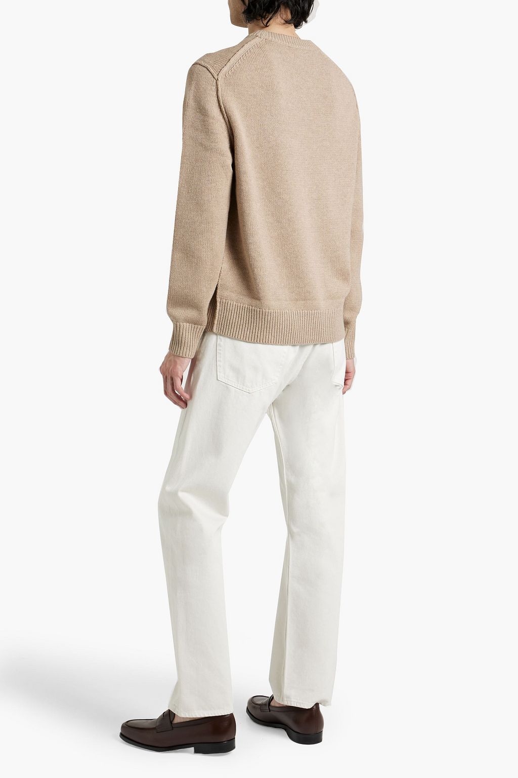 ALEX MILL Weston merino wool and cotton-blend sweater