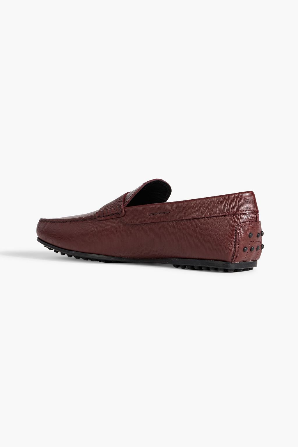 TOD'S City Gommino textured-leather driving shoes