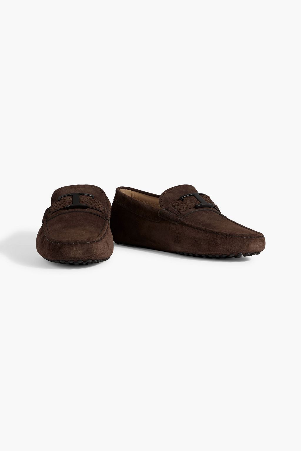TOD'S T Timeless suede driving shoes