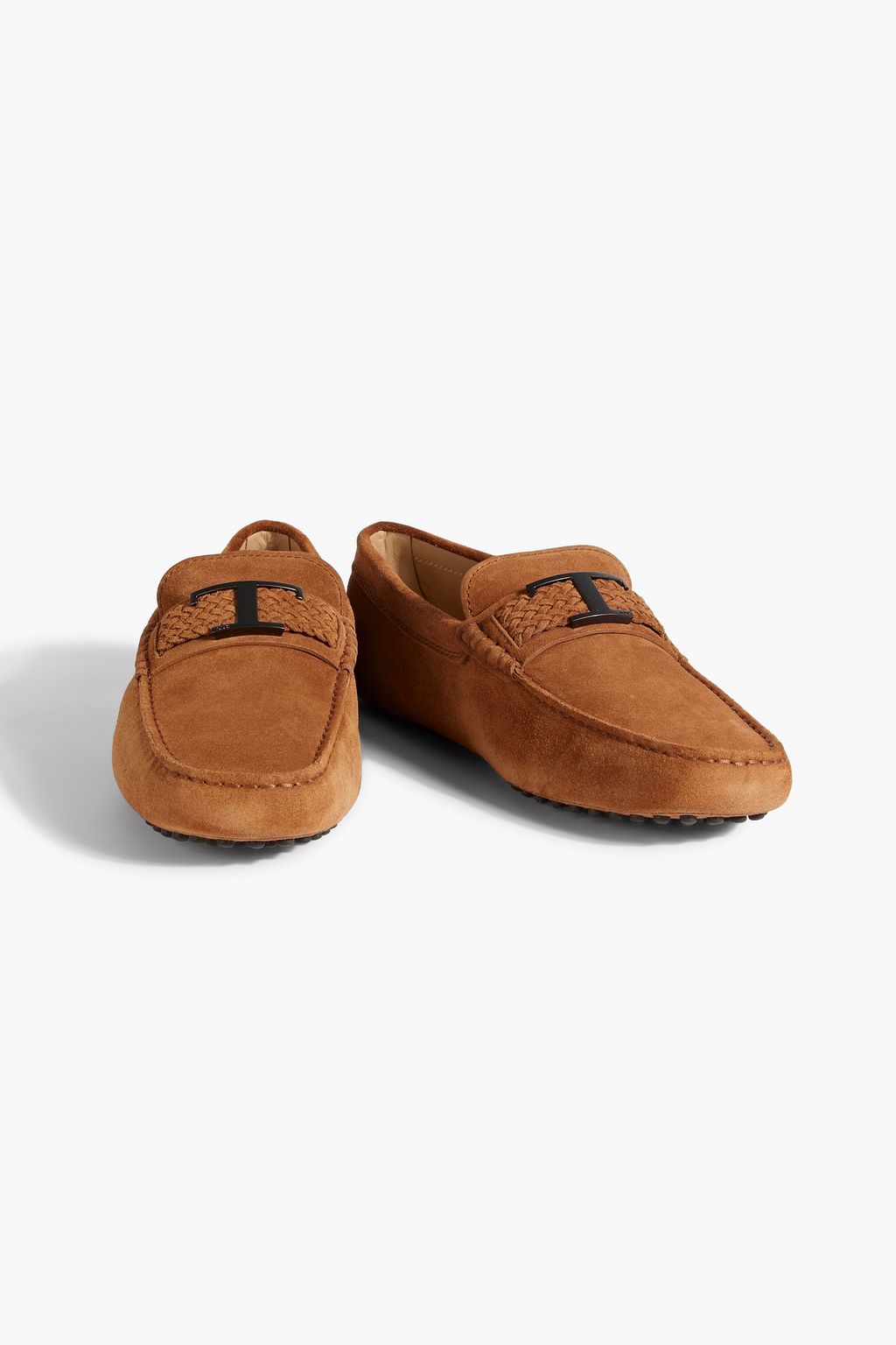 TOD'S T Timeless suede driving shoes