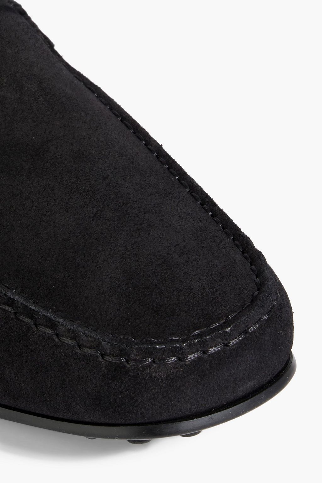 TOD'S Laccetto City Gommino suede driving shoes