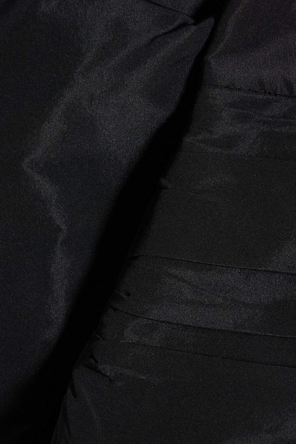 REBECCA VALLANCE Homecoming bow-detailed taffeta mini skirt