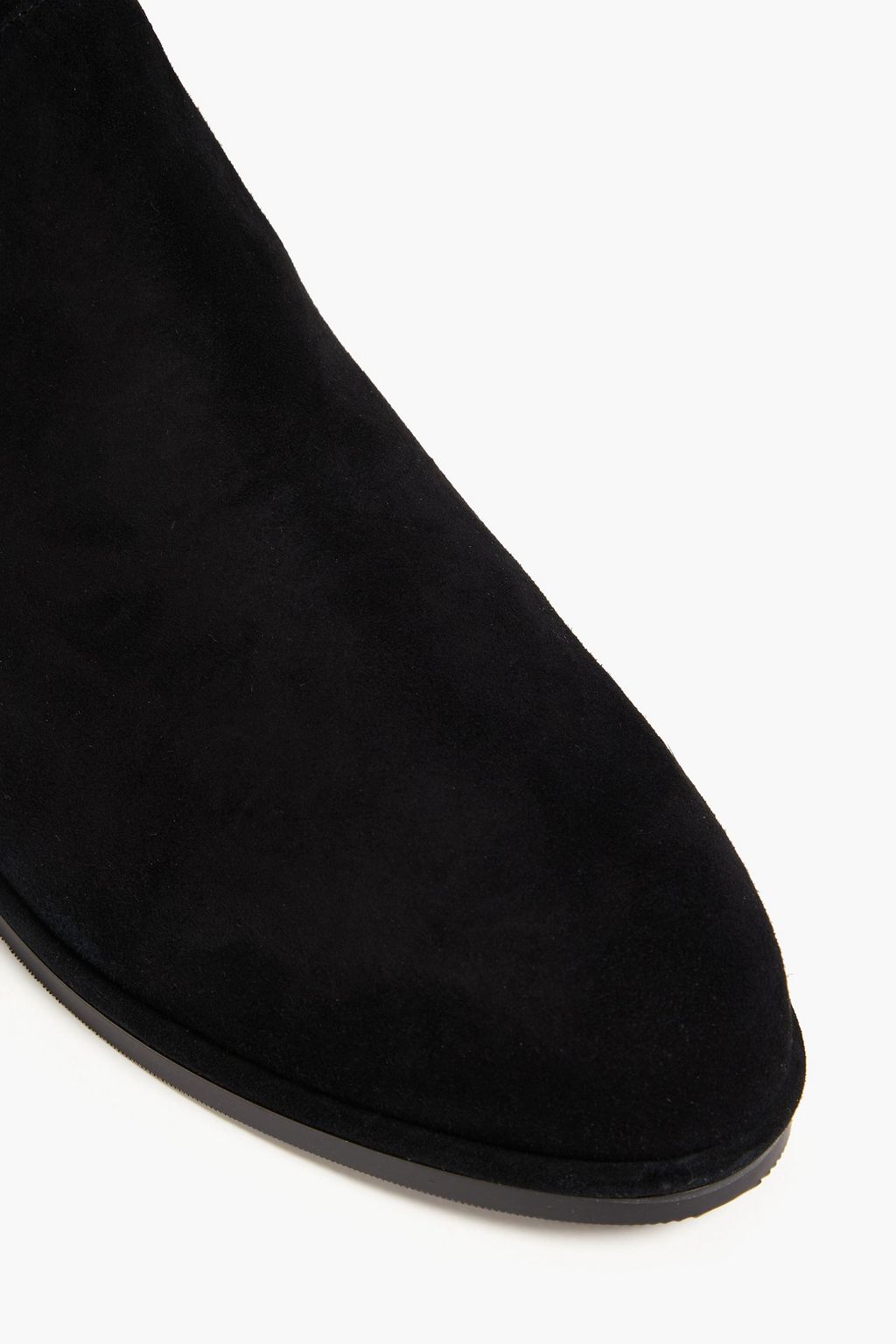 STUART WEITZMAN بوت بطول الفخذ مصنوع من جلد السويد