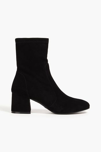 STUART WEITZMAN بوت بطول الكاحل "سليك" من جلد السويد مقاس 60