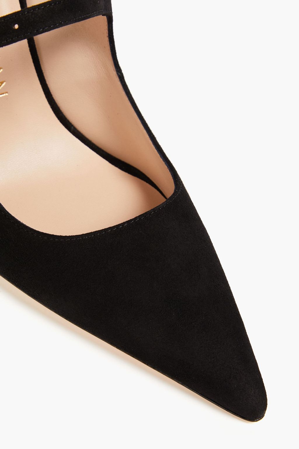 STUART WEITZMAN Xcurve 100 suede Mary Jane pumps