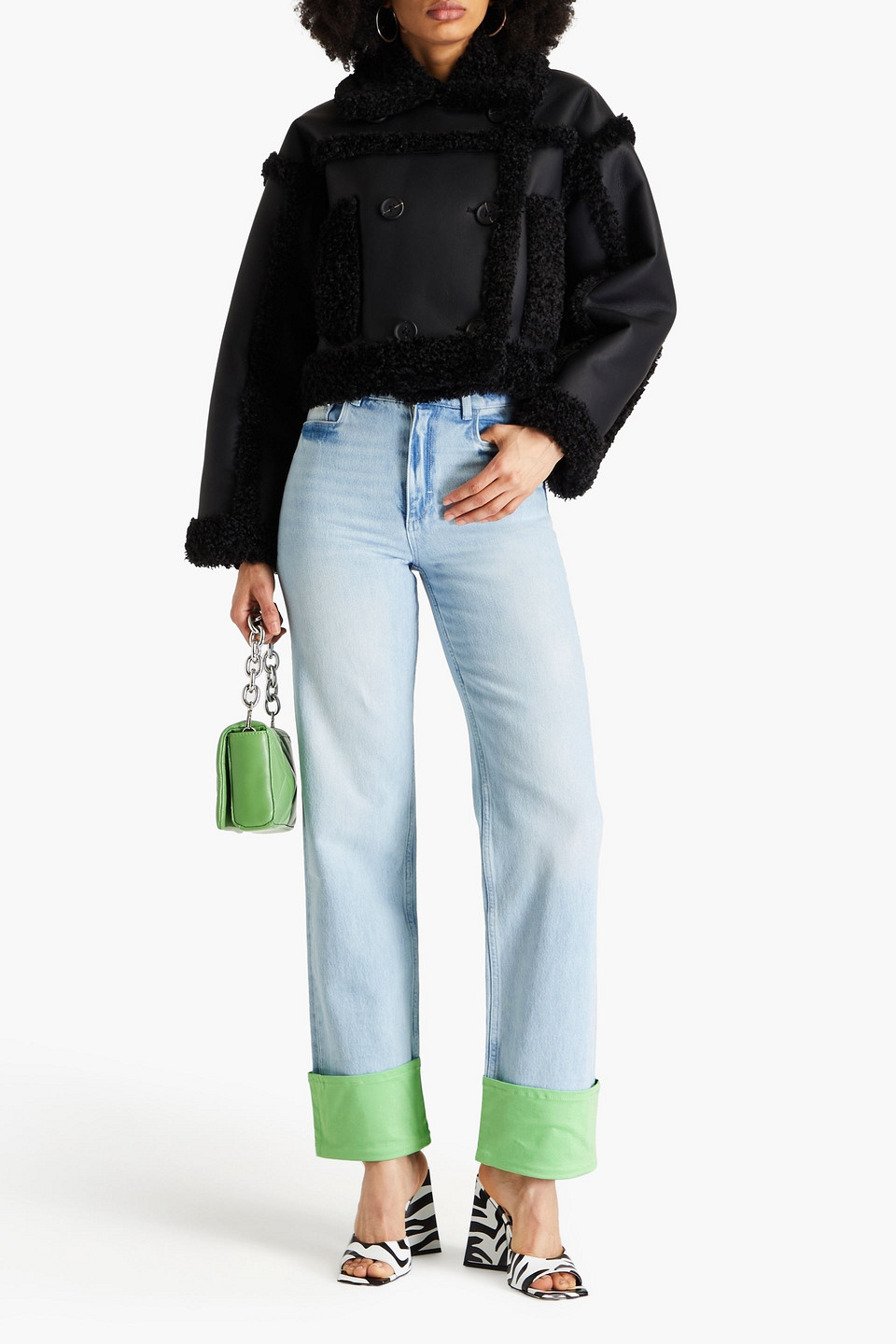 WANDLER POPPY HIGH-RISE STRAIGHT-LEG JEANS 