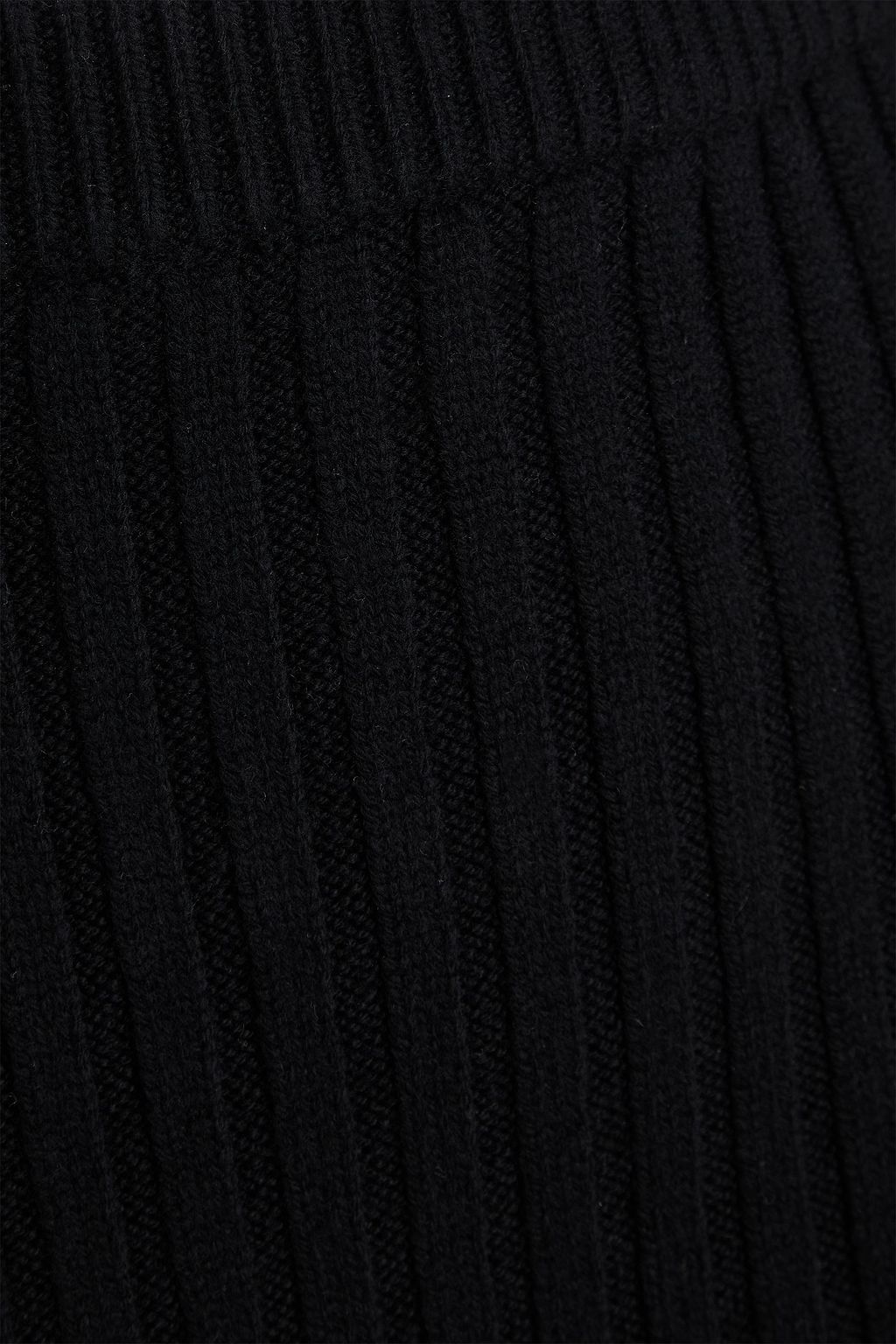 MAX MARA Bleistiftrock aus einer gerippten Wollmischung in Midilänge