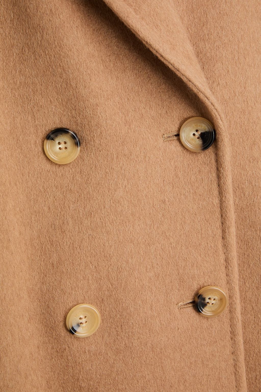 MAX MARA Fungo doppelreihiger Mantel aus Wollfilz