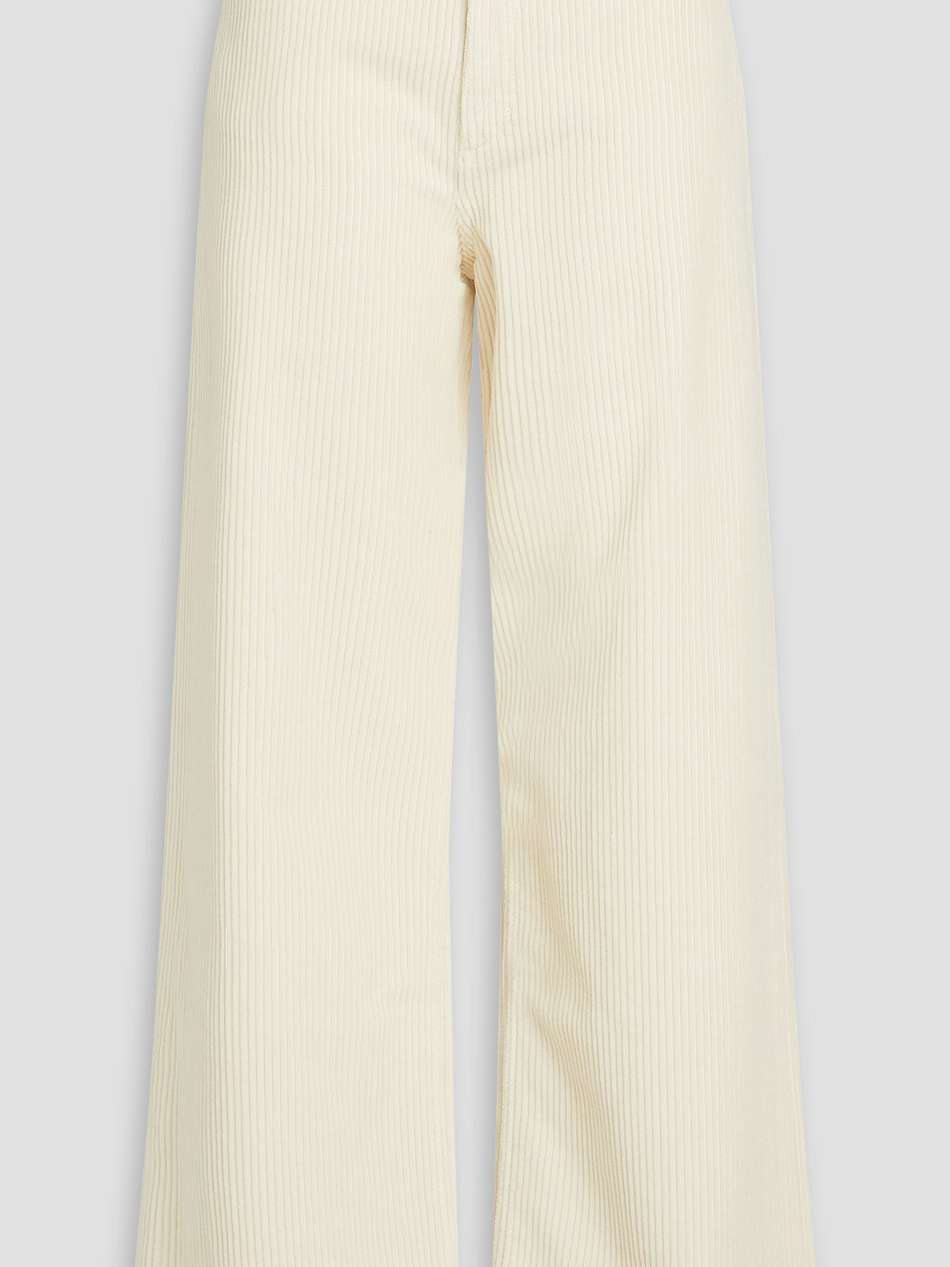 magnolia cotton-corduroy wide-leg pants