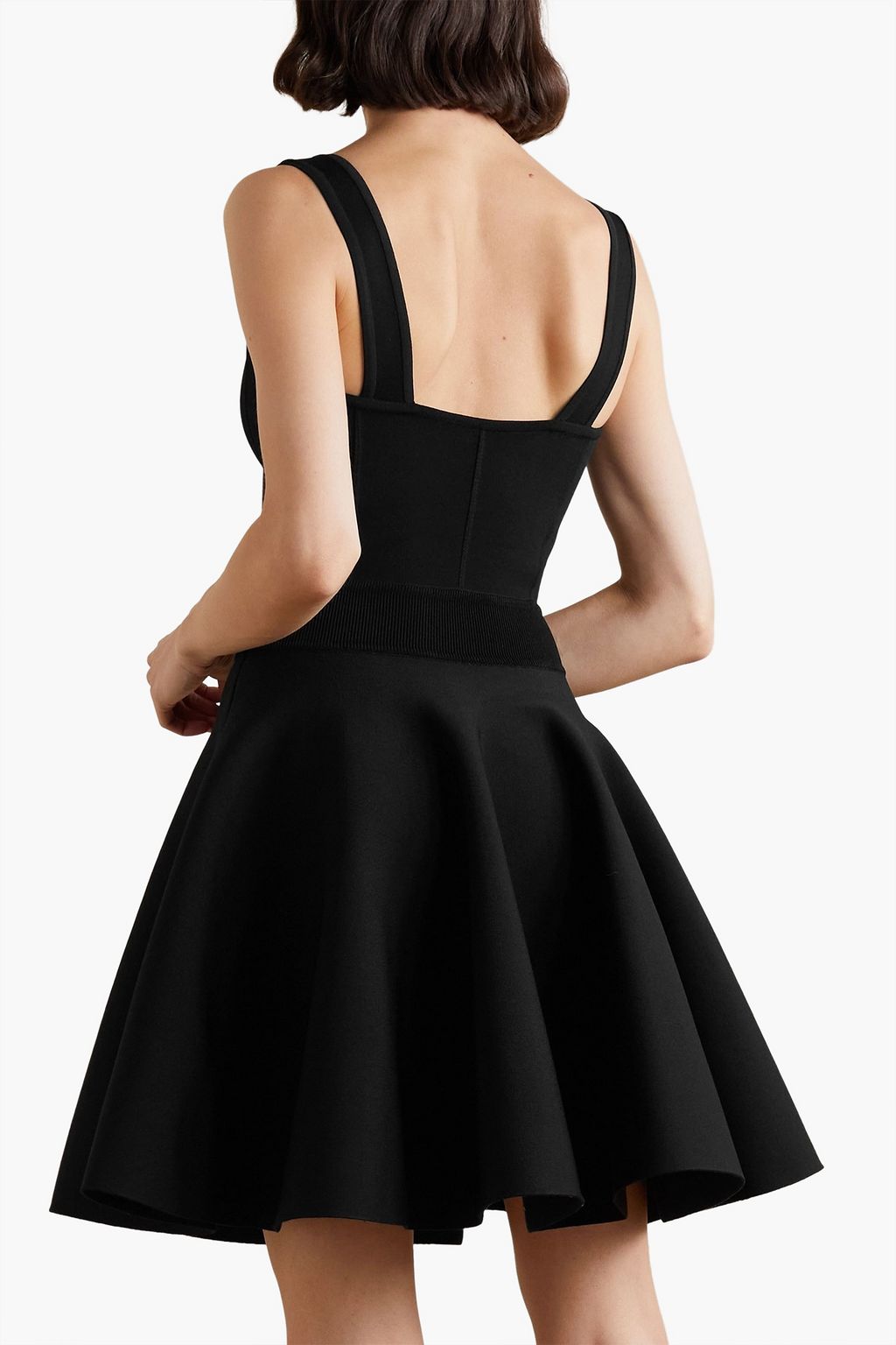 ALAÏA Fluted knitted mini dress