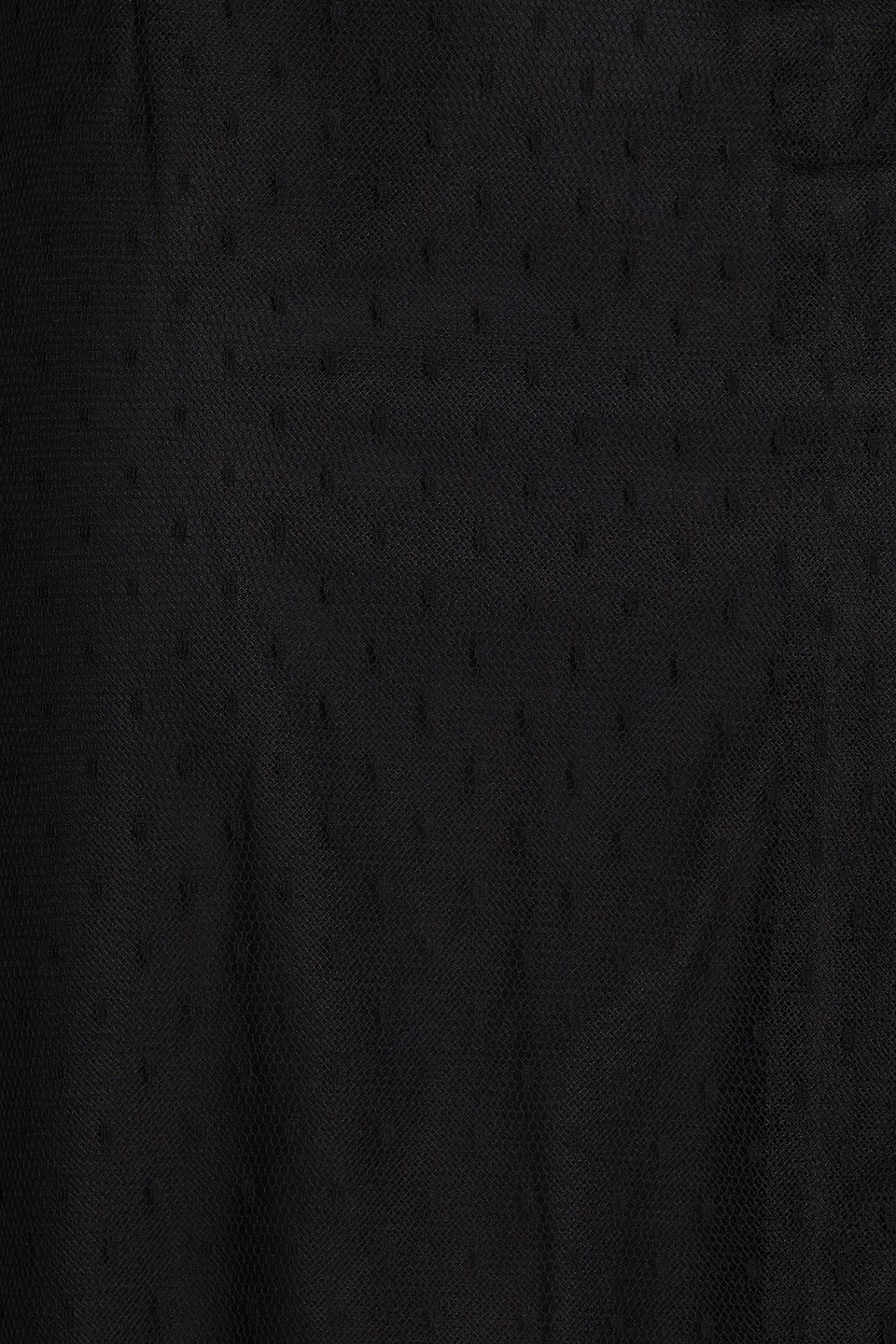 Red Valentino Point D'esprit Midi Skirt In Black