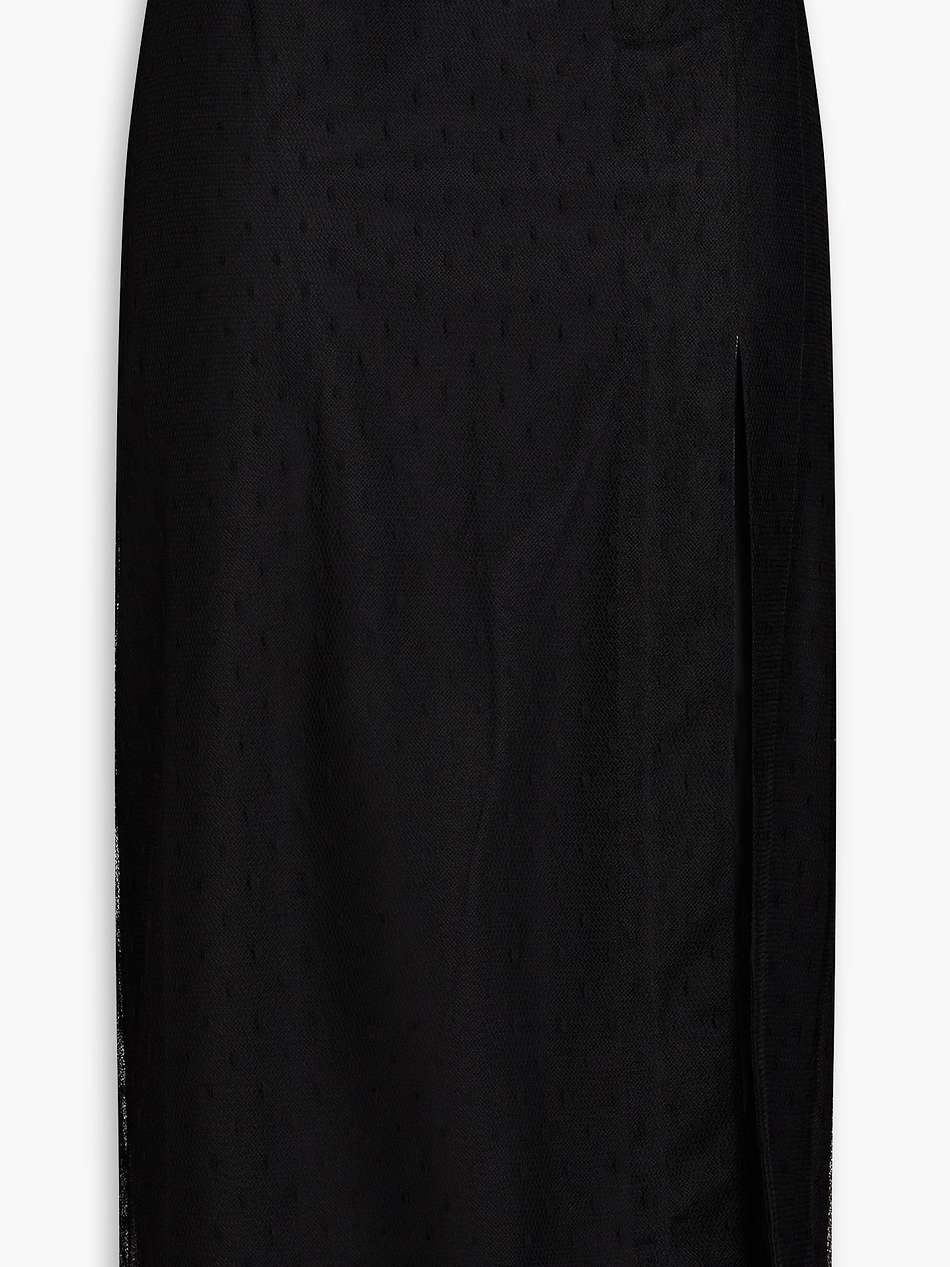 point d'esprit midi skirt