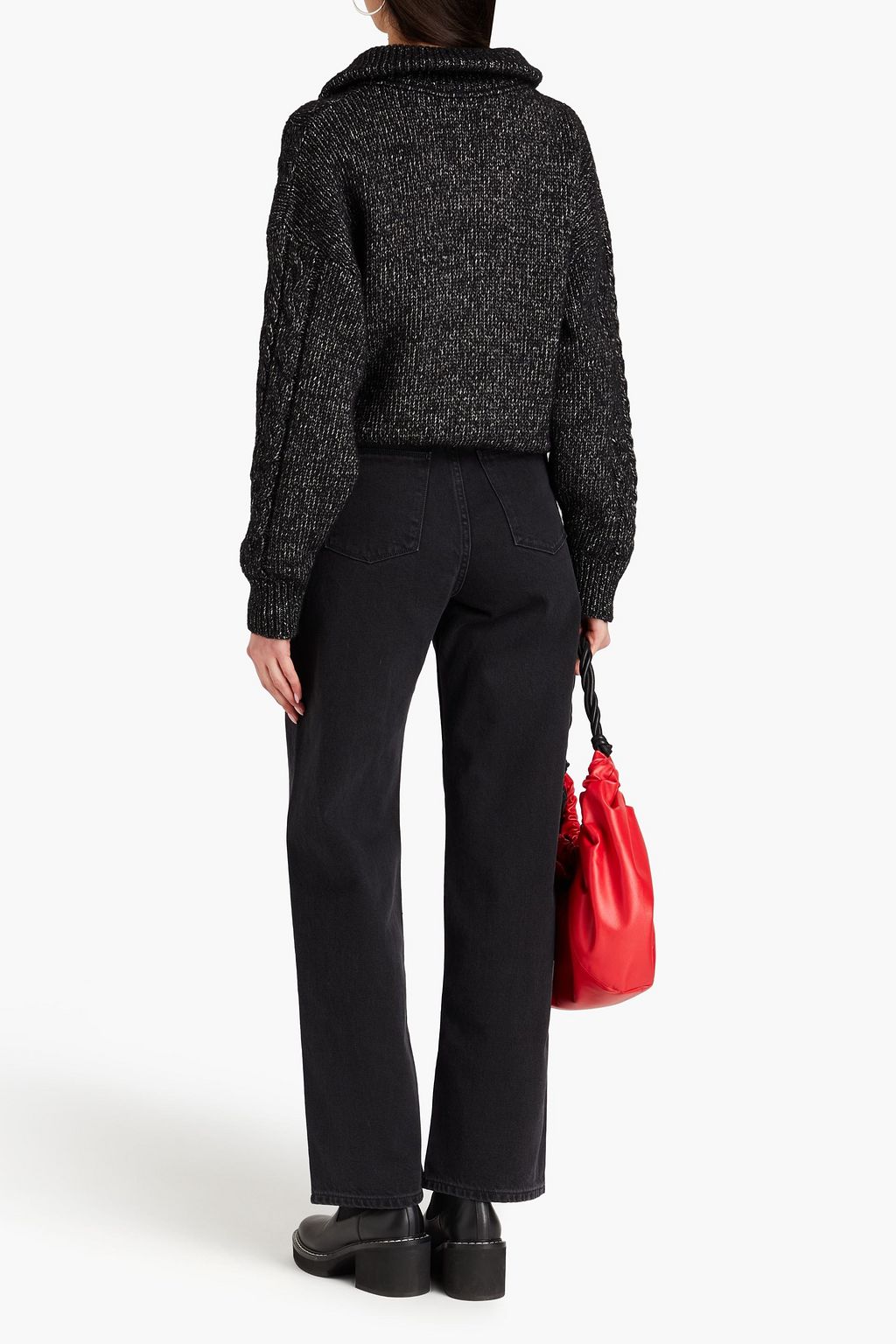 WANDLER Magnolia high-rise wide-leg jeans