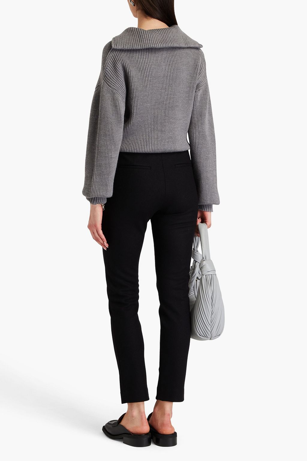 RAG & BONE بنطال بقصة تضيق تدريجياً من الفلانيل