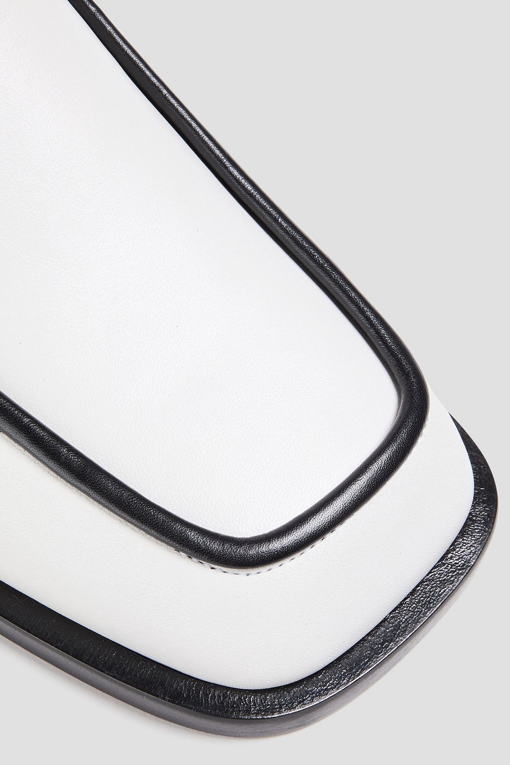 WANDLER Two-tone leather loafers