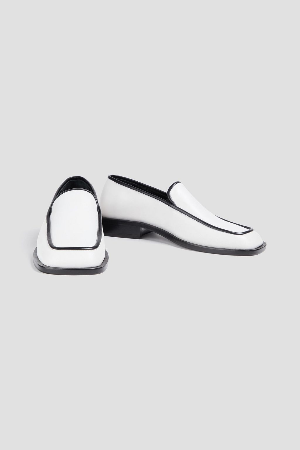 WANDLER Two-tone leather loafers