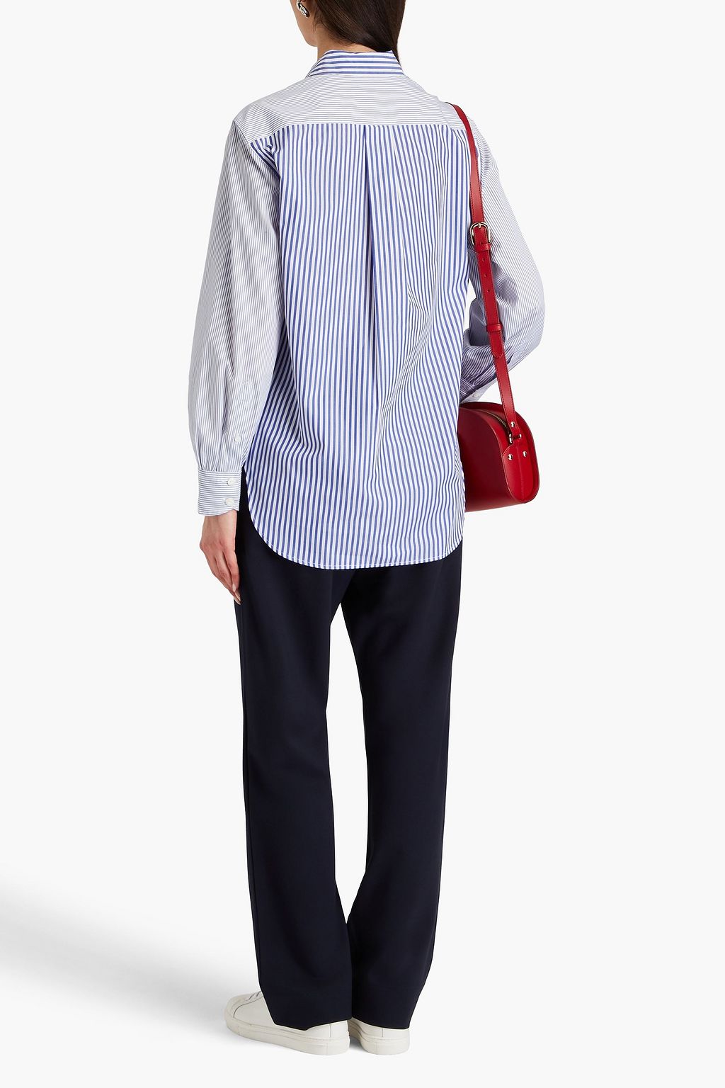 RAG & BONE コットンポプリン シャツ ストライプ