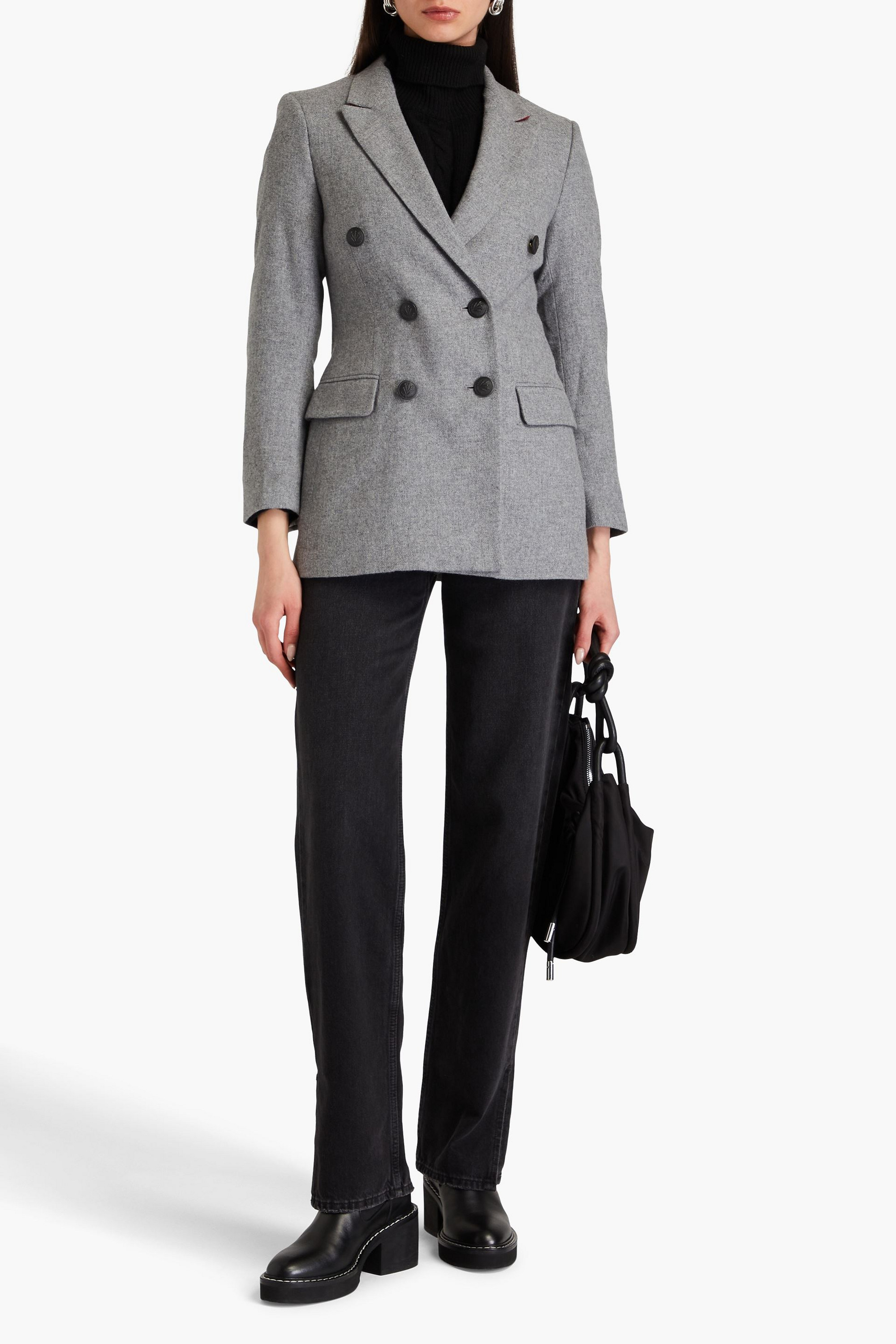 rag & bone Double-breasted wool-blend blazer