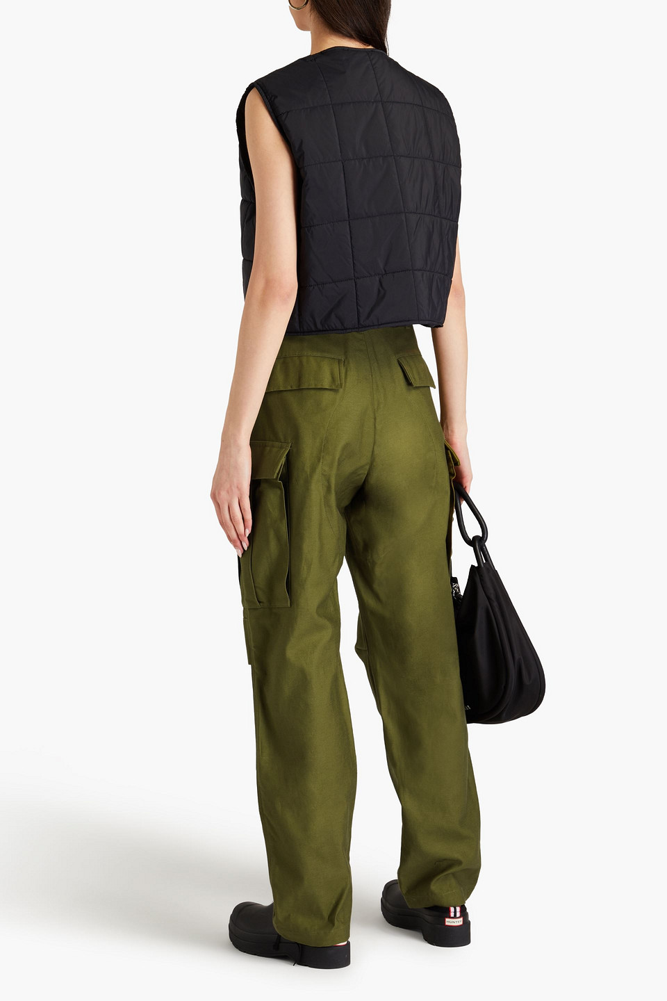 Rag & Bone Sands Cotton-canvas Cargo Pants In Army Green