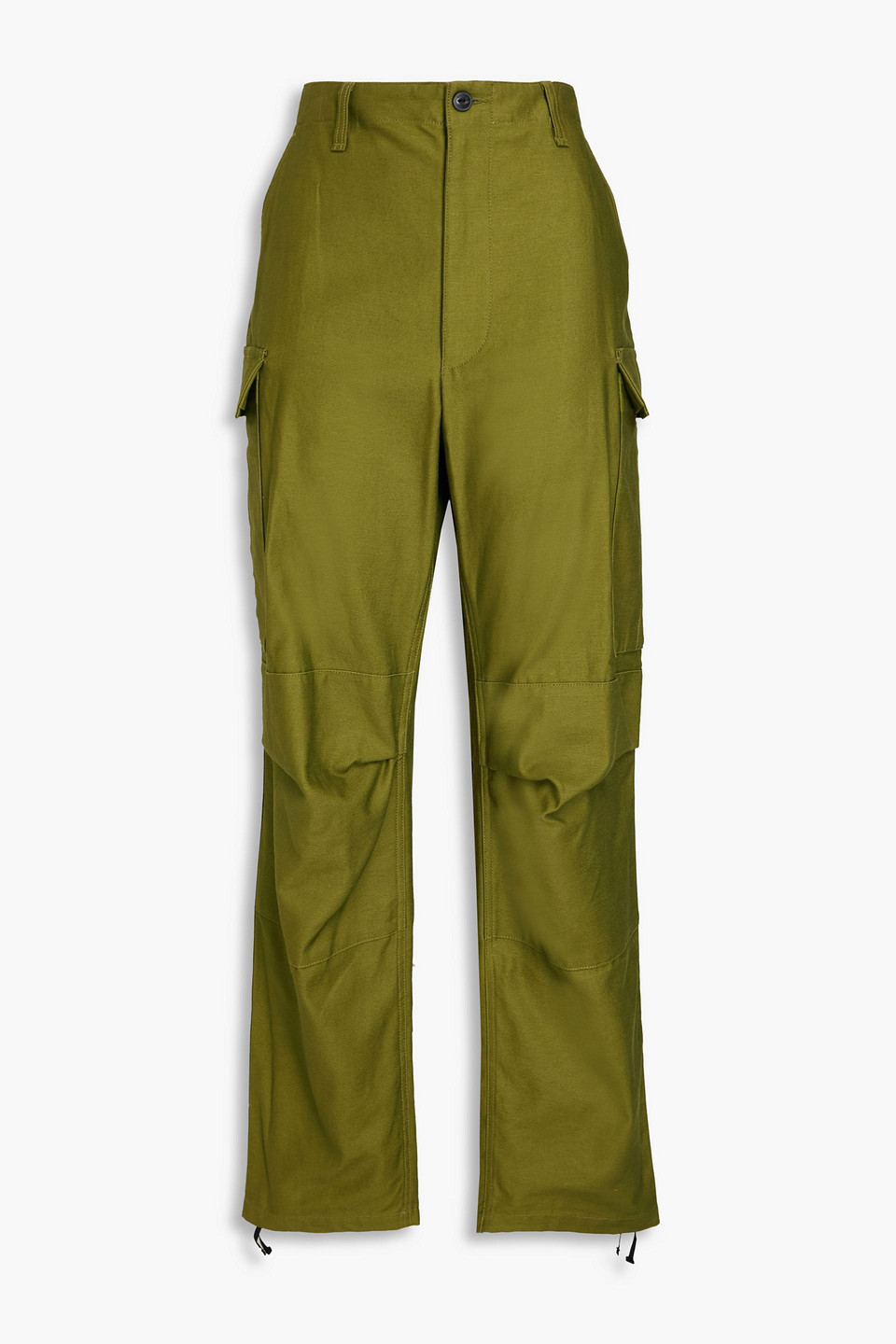 Rag & Bone Sands Cotton-canvas Cargo Pants In Army Green
