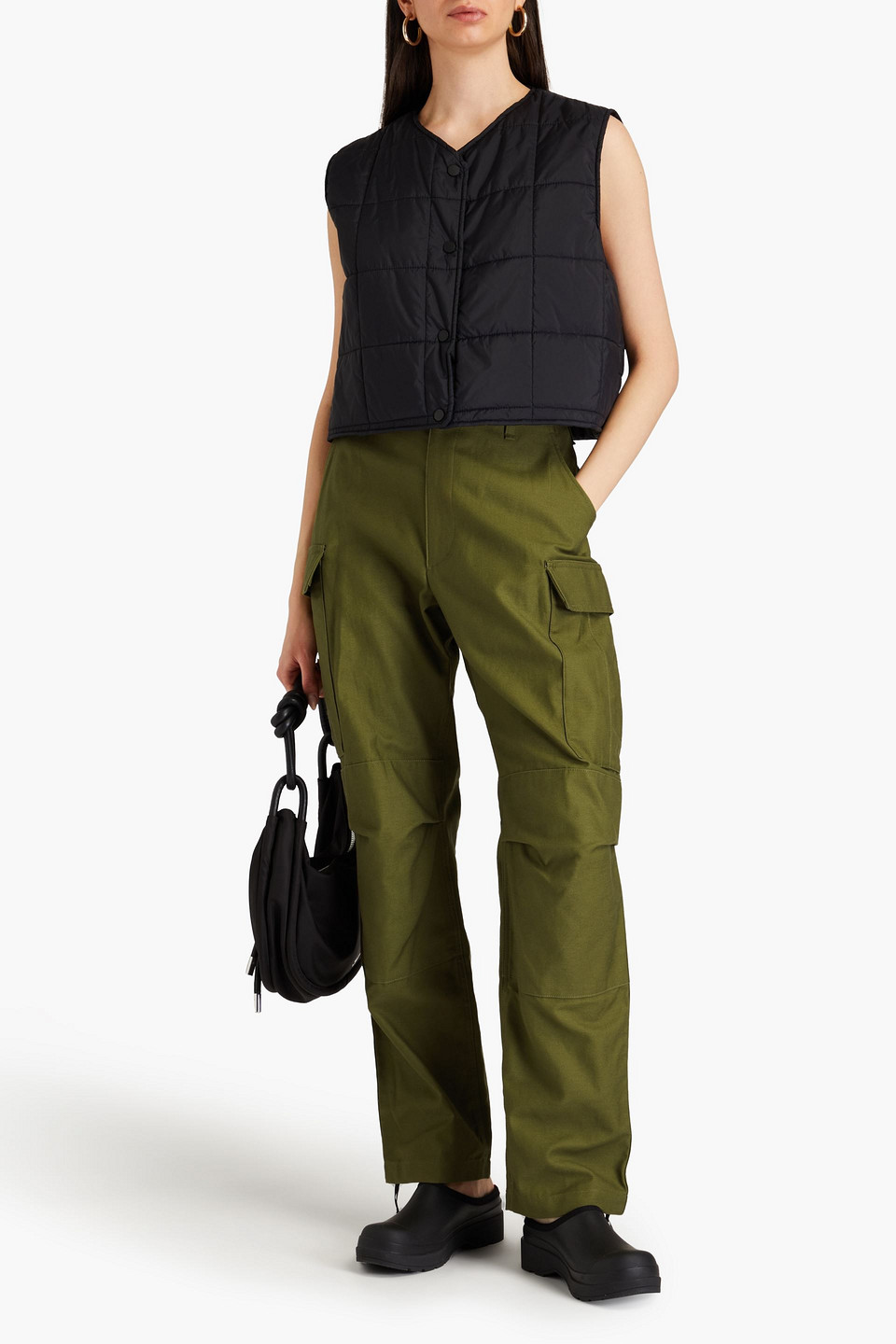 Rag & Bone Sands Cotton-canvas Cargo Pants In Army Green