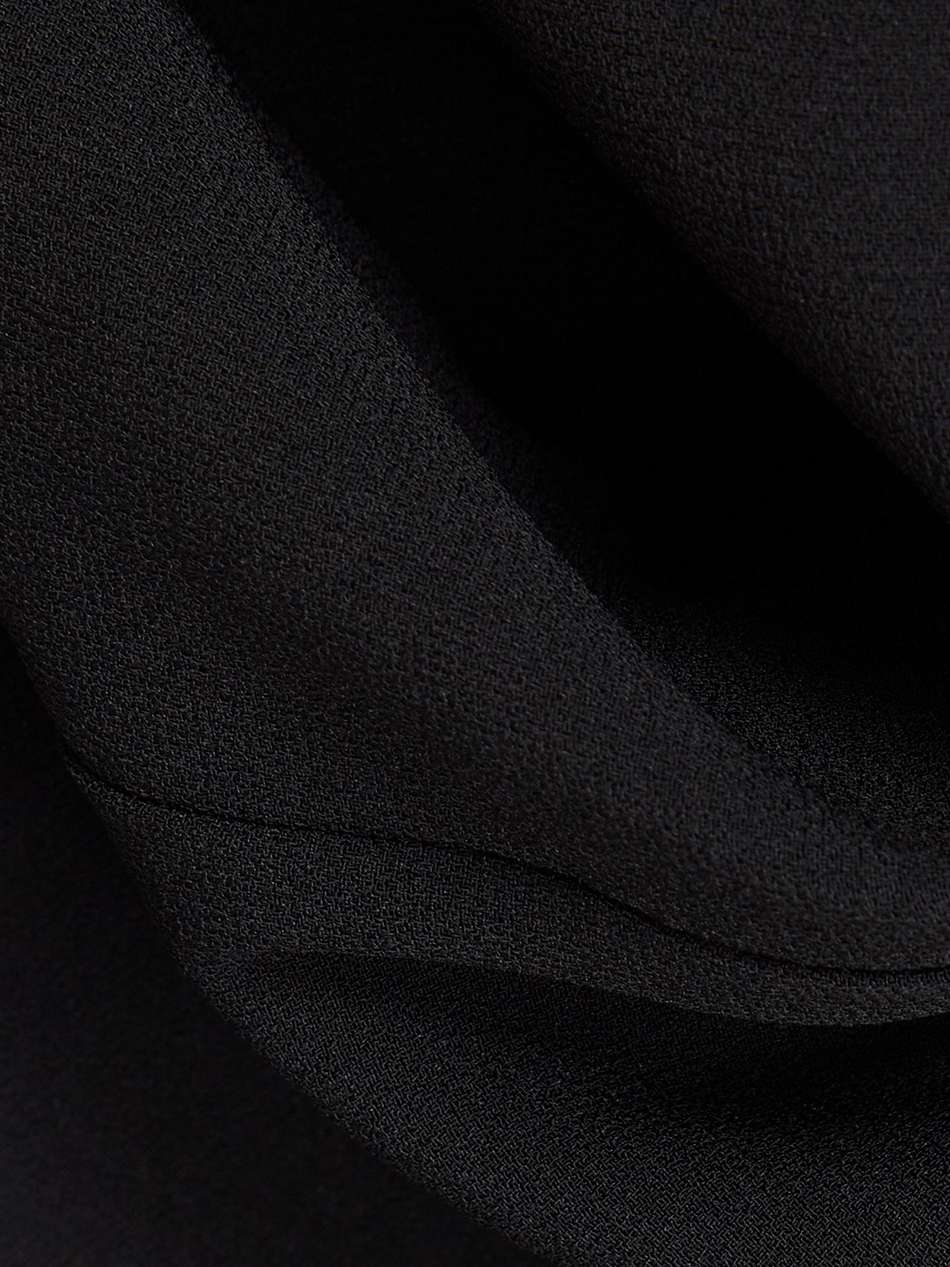 harriet belted crepe midi dress