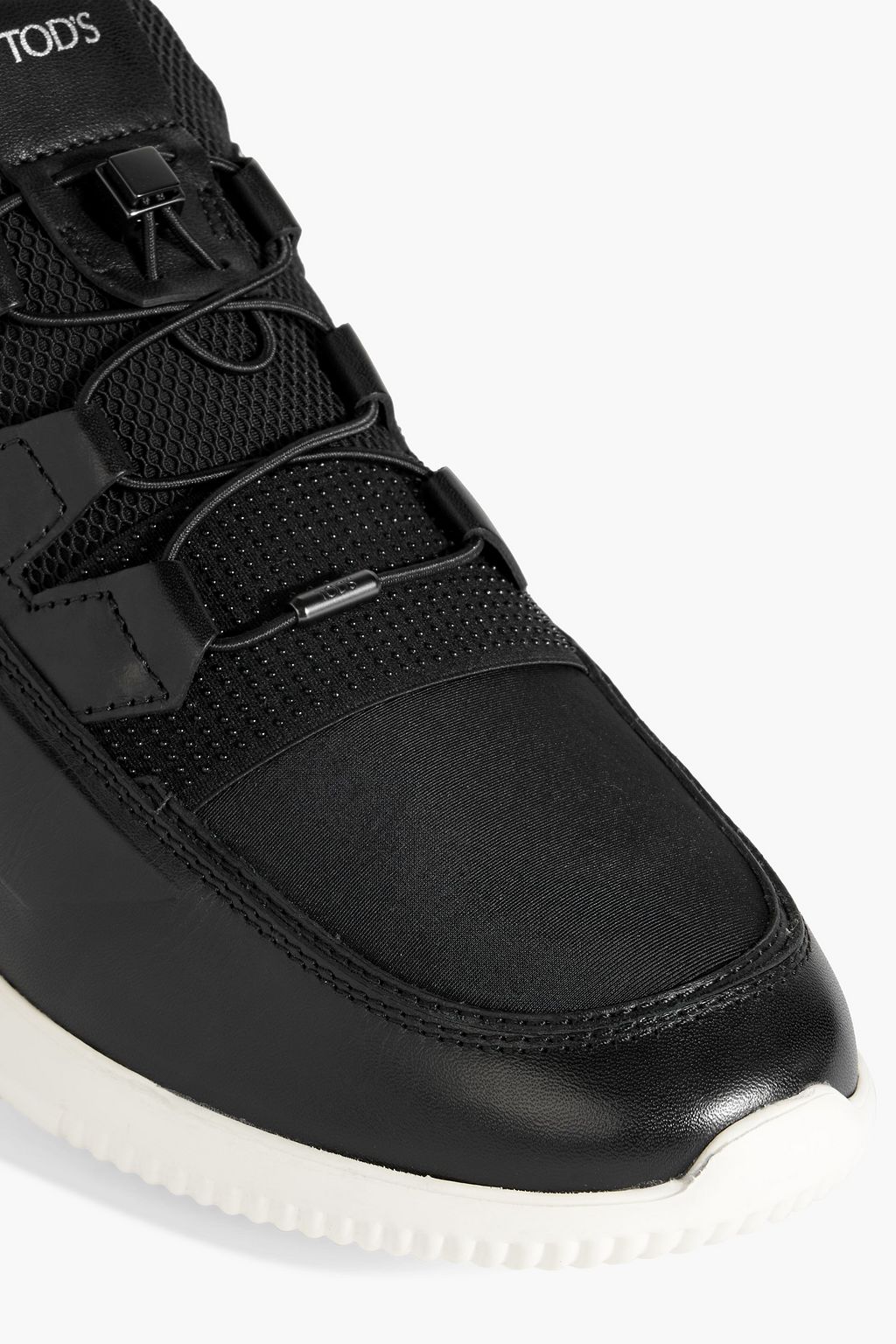 TOD'S Primeknit, neoprene and leather sneakers