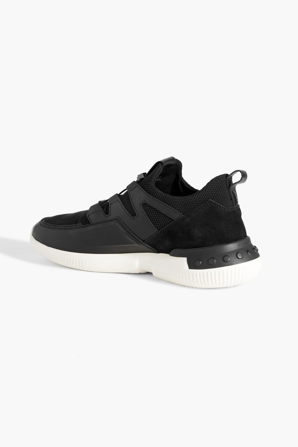 TOD'S Primeknit, neoprene and leather sneakers