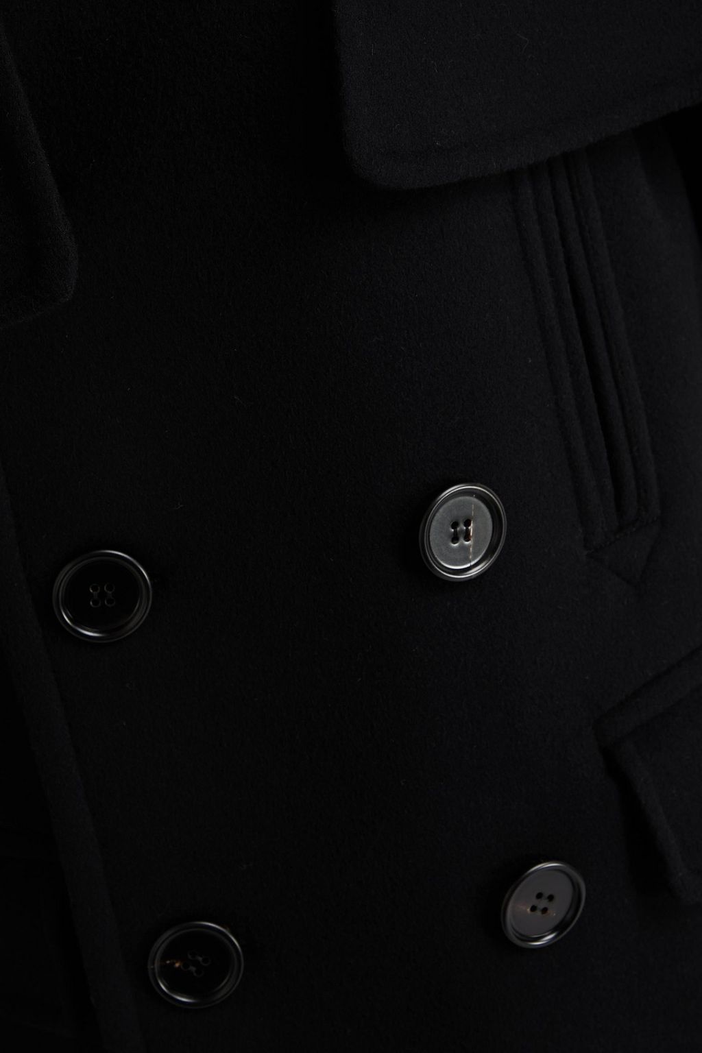 CHLOÉ Double-breasted wool-felt coat