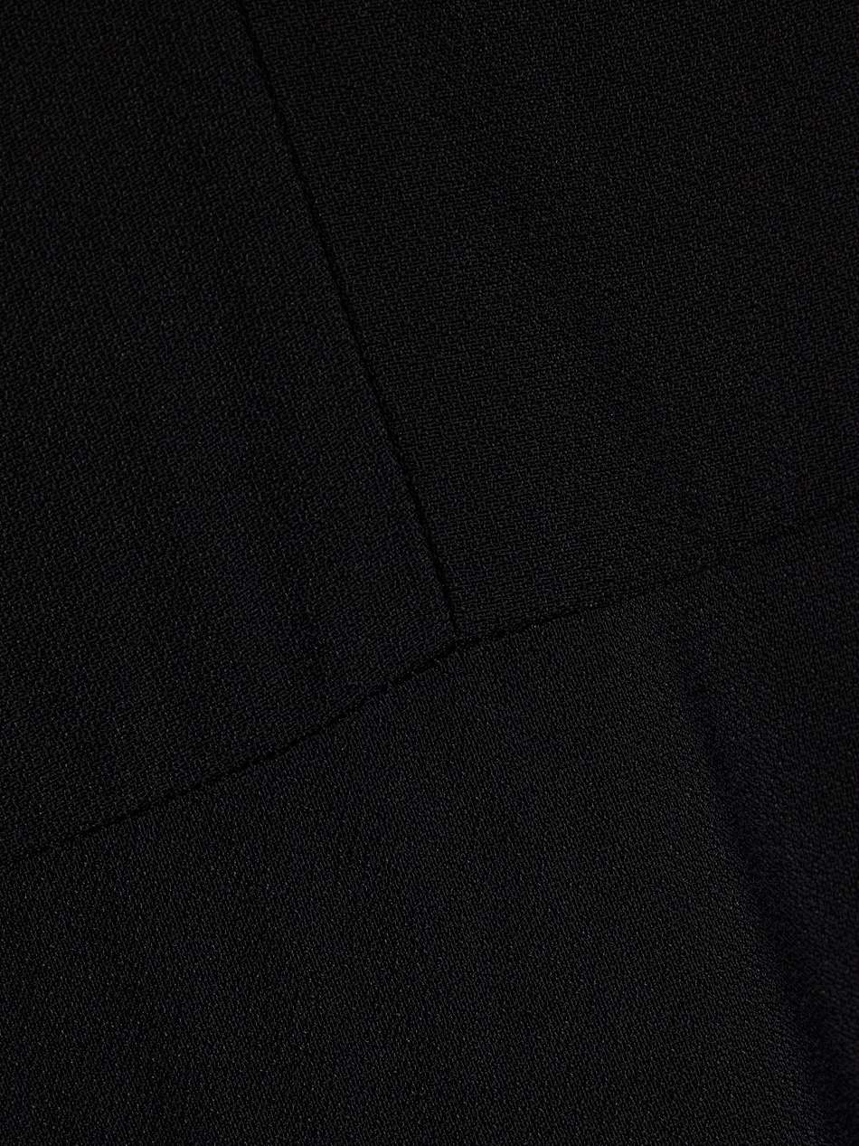 crepe midi dress