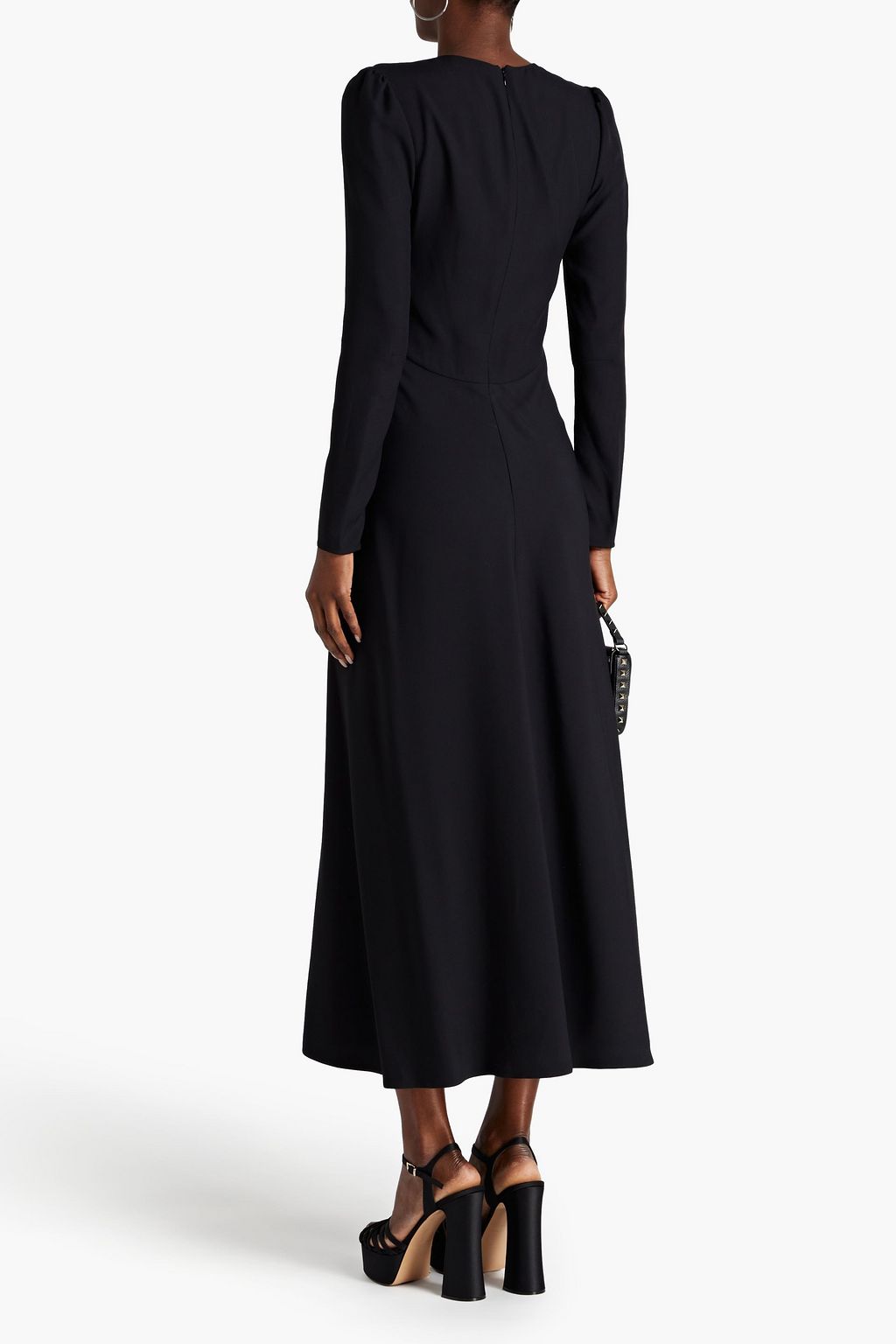 REDVALENTINO Crepe midi dress
