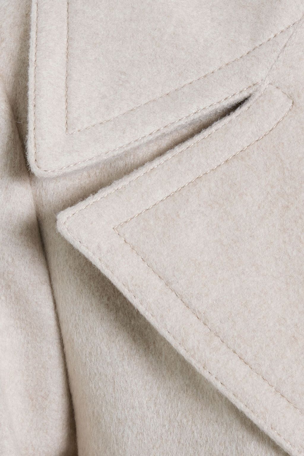 BURBERRY Double-breasted cashmere-felt coat