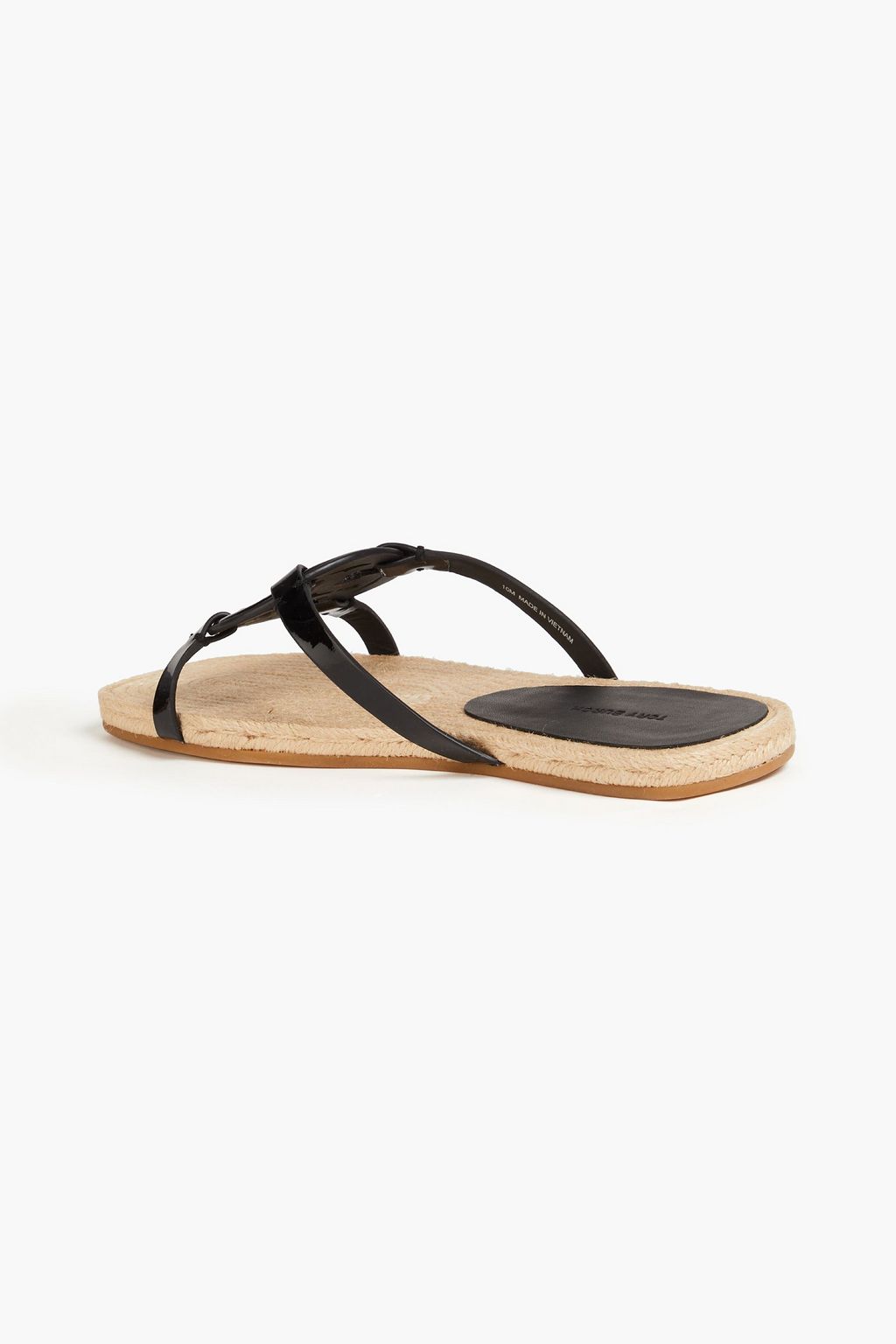 TORY BURCH Bombe Miller Sandalen aus Lackleder mit Verzierung