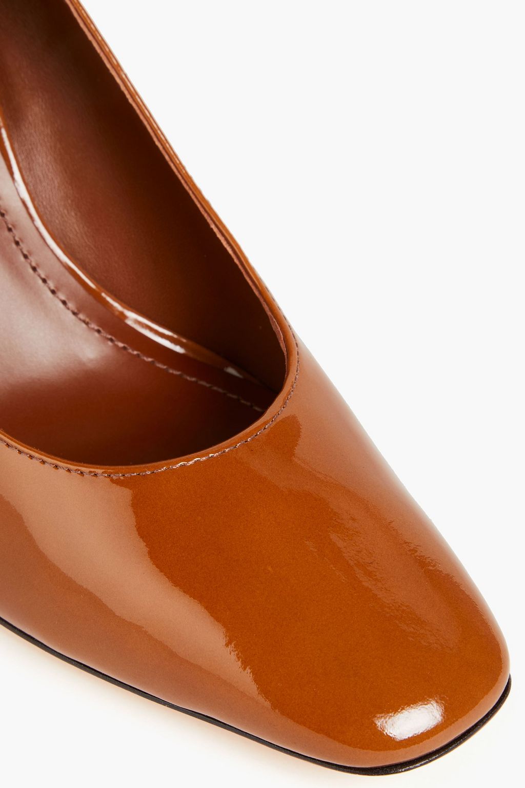 TORY BURCH Banana patent-leather pumps