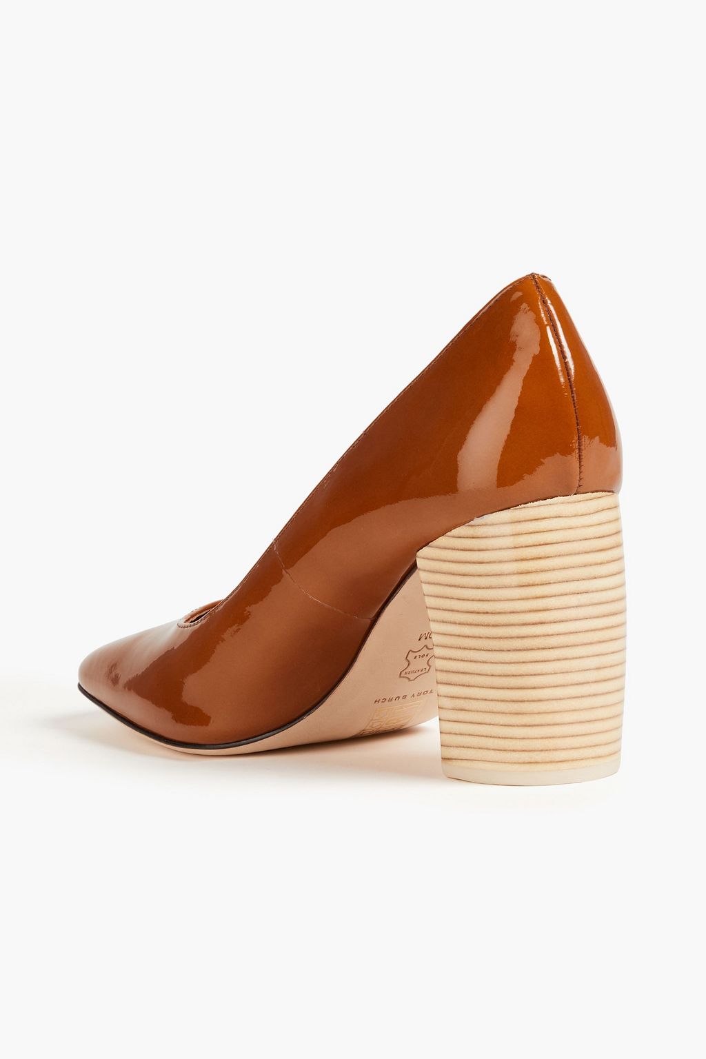 TORY BURCH Banana patent-leather pumps