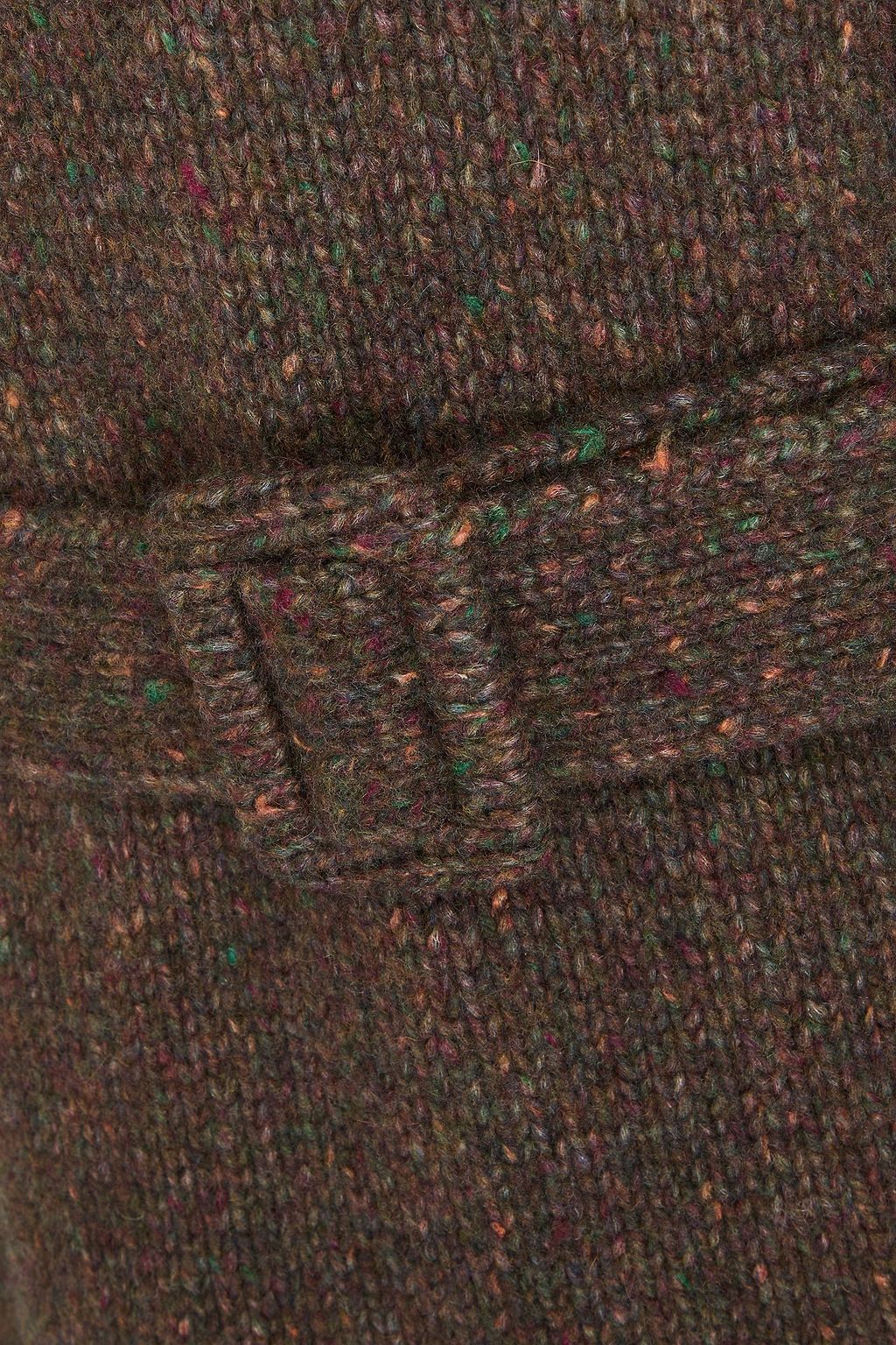 GUCCI ドネガルウール混 タートルネック ミディワンピース ベルト付き