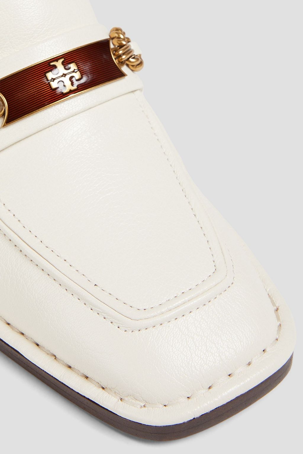 TORY BURCH حذاء لوفر "بيرين" من الجلد مزين بزخارف