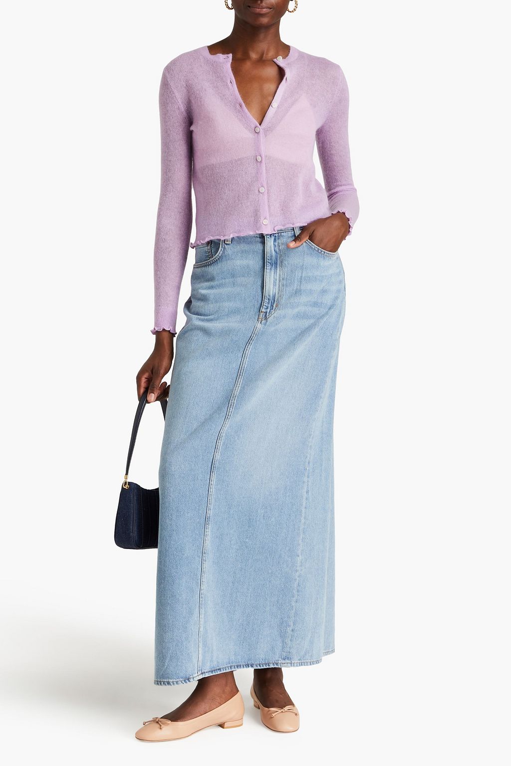 TORY BURCH كارديغان من مزيج الموهير