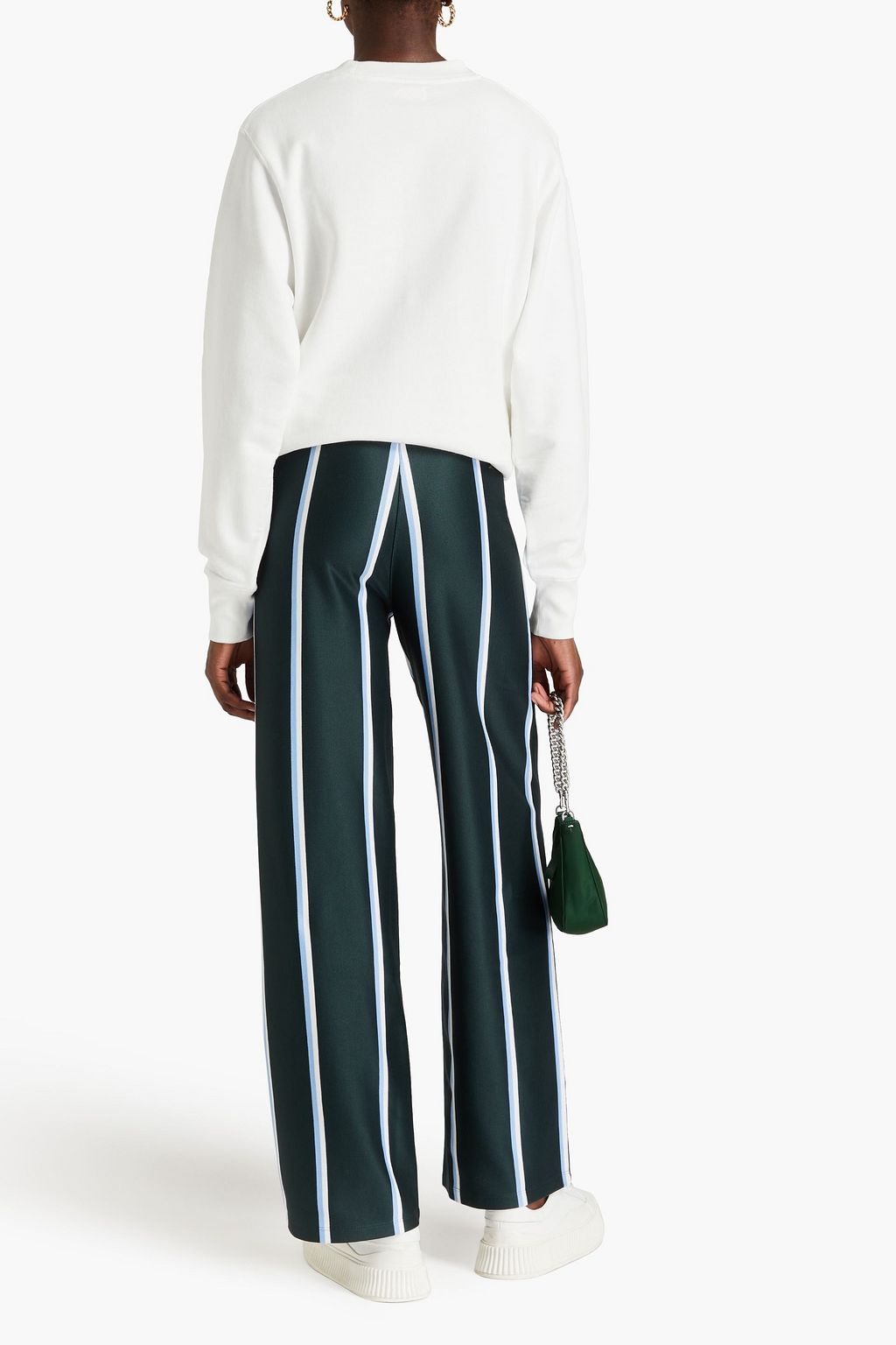 TORY SPORT French cotton-terry sweatshirt