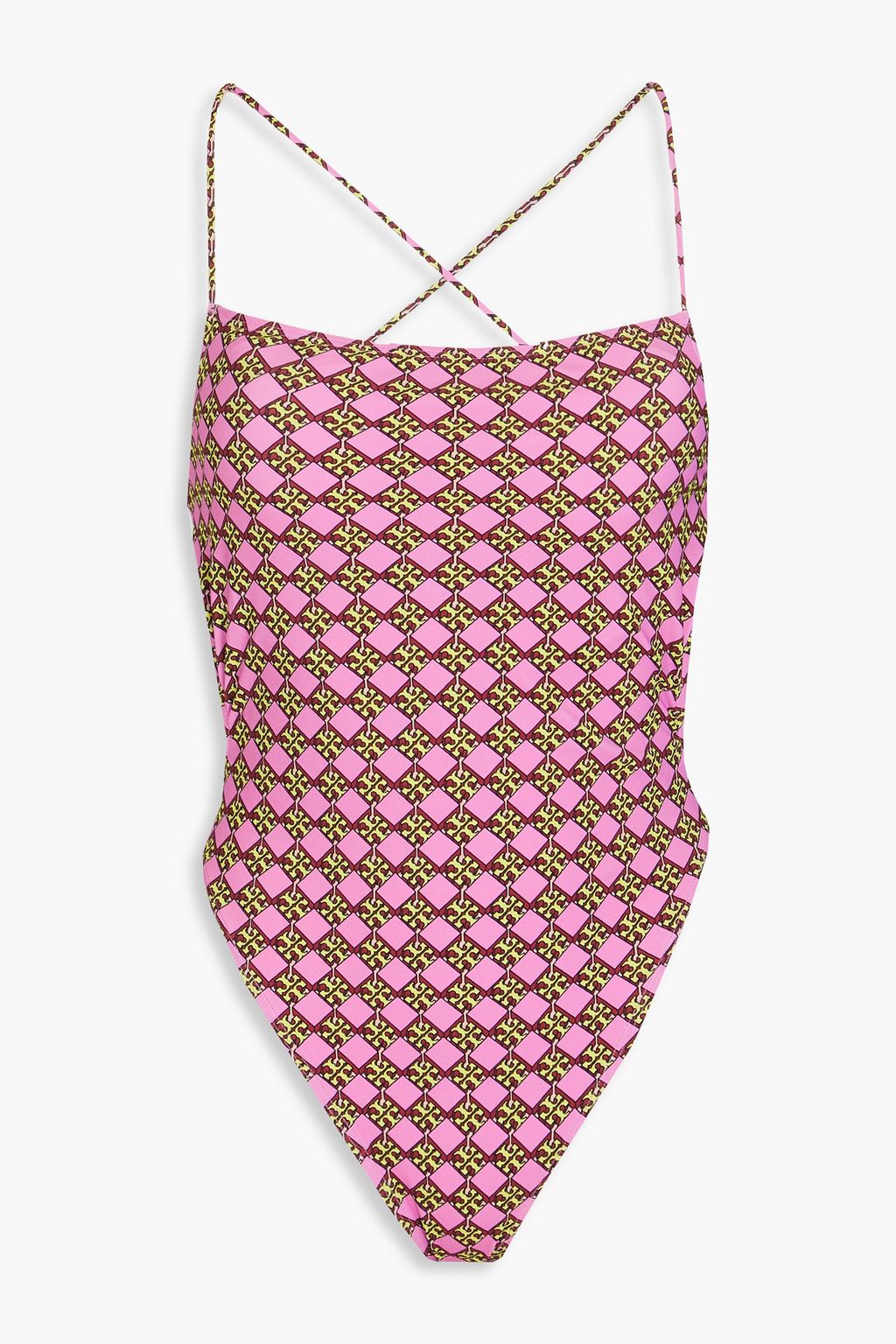 TORY BURCH Printed swimsuit THE OUTNET