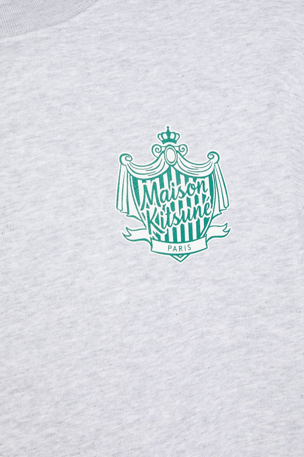 MAISON KITSUNÉ Logo-print French cotton-terry sweatshirt