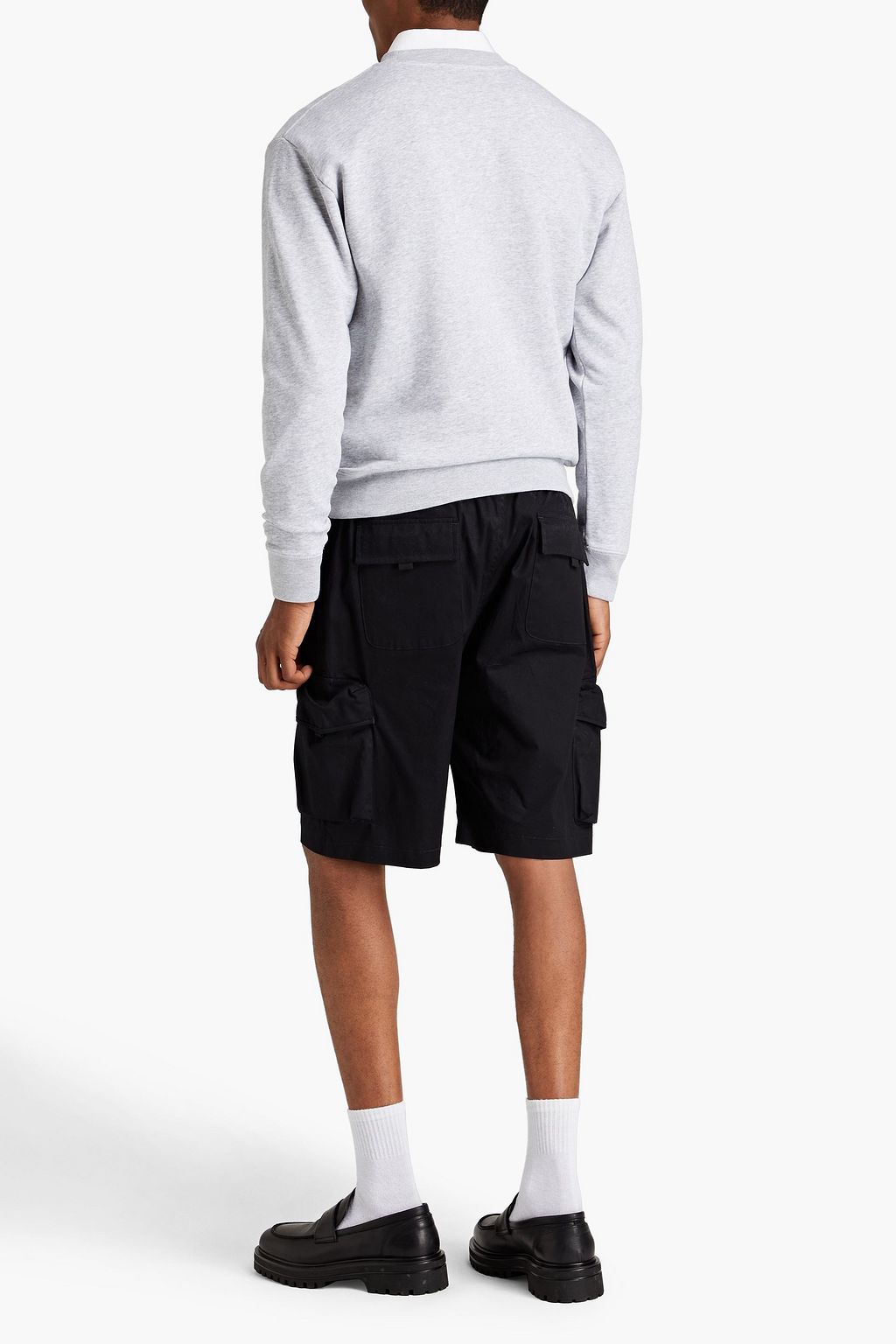MAISON KITSUNÉ Logo-print French cotton-terry sweatshirt