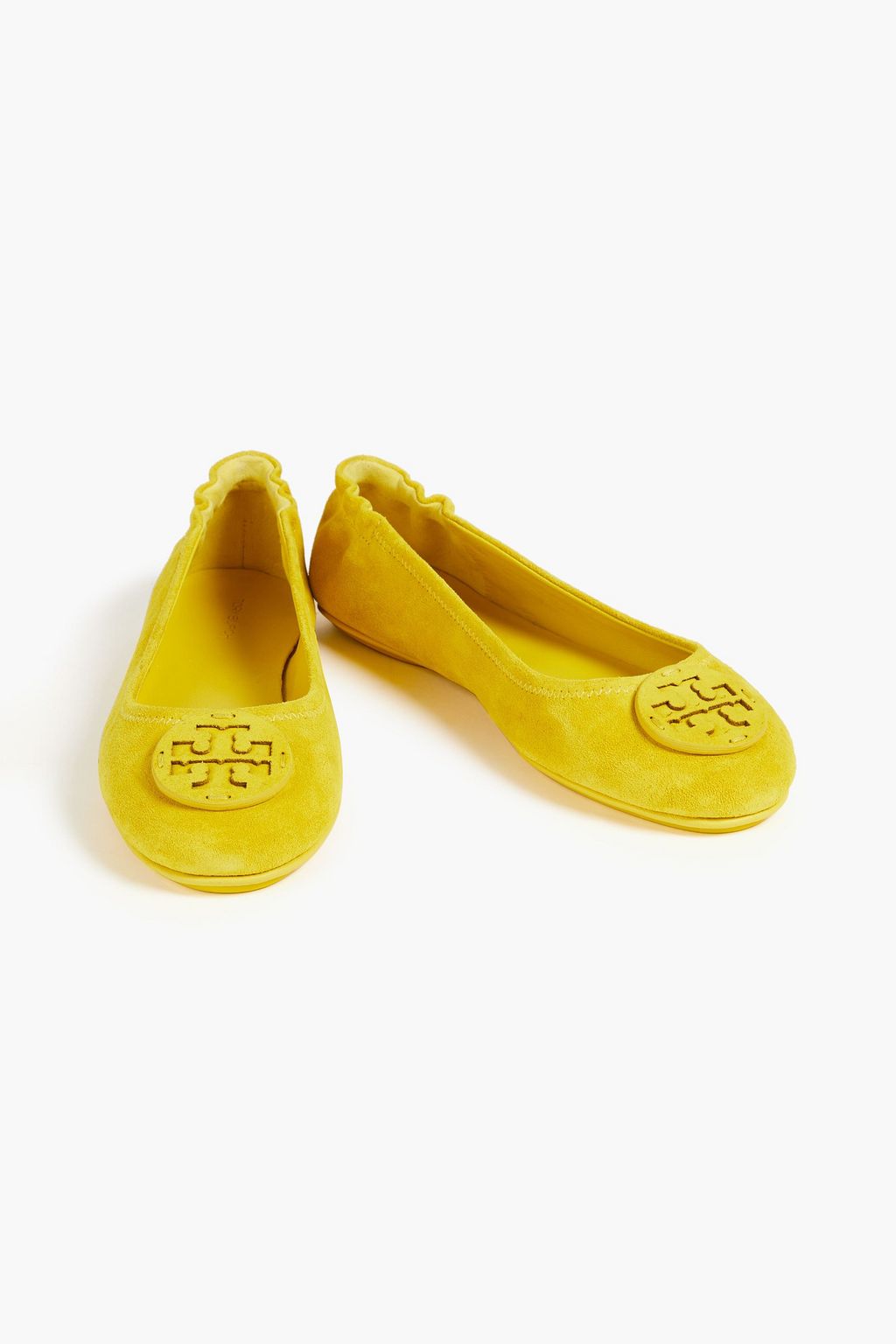 Suede ballet flats mustard US 6.5