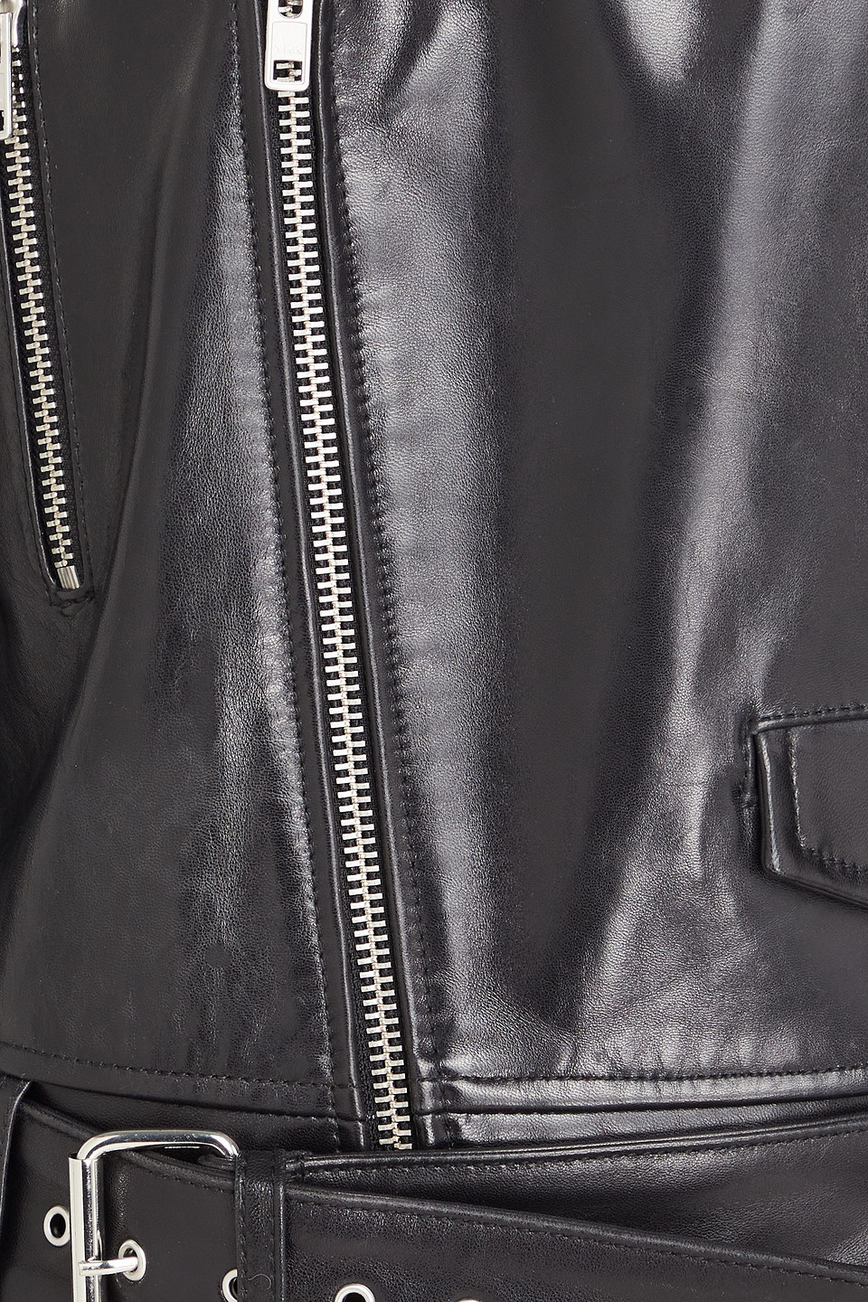 STAND STUDIO LEATHER BIKER JACKET